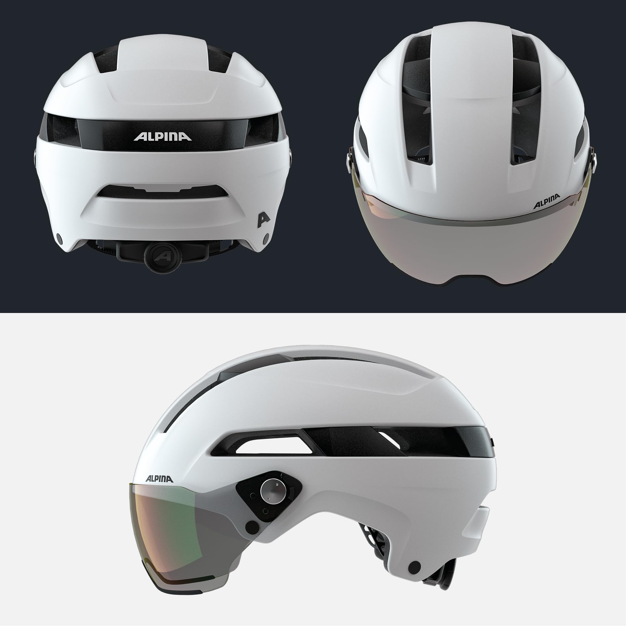 Alpina Unisex-Erwachsene SOHO Visor V Fahrradhelm