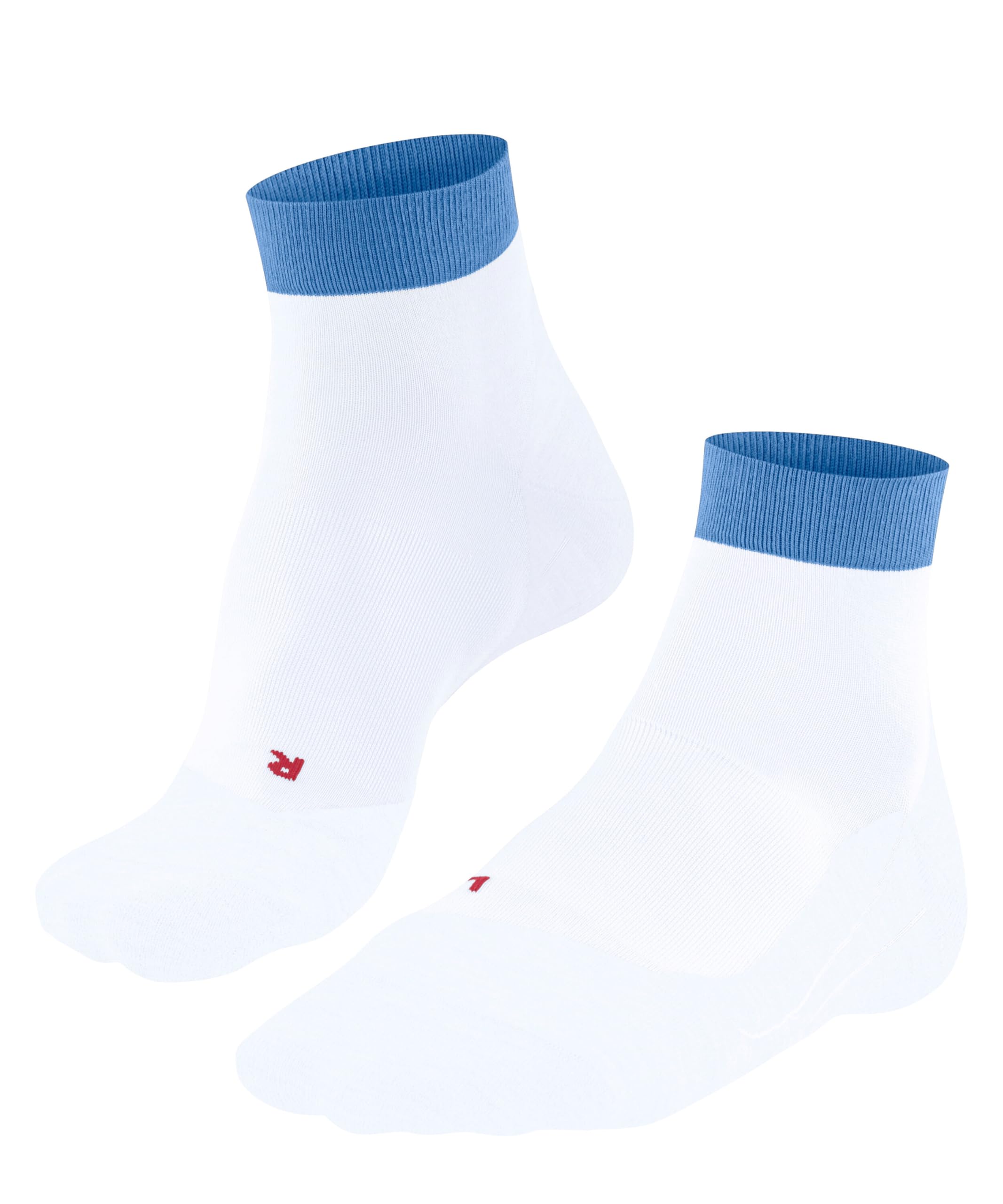 FALKE Men's RU4 Endurance Short M Sso Cotton Anti-Blister 1 Pair Running Socks, White 2009, 11-12.5