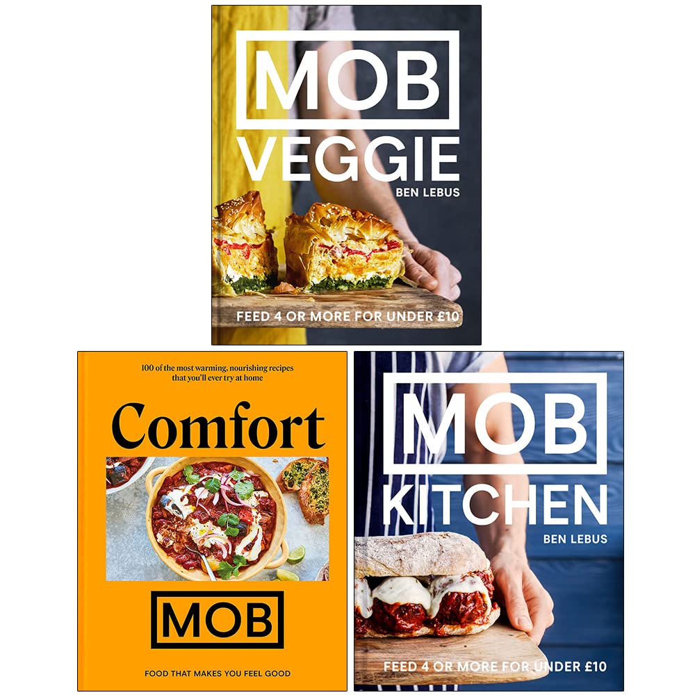 Ben Lebus Collection 3 Books Set (MOB Veggie, Comfort MOB, MOB Kitchen)