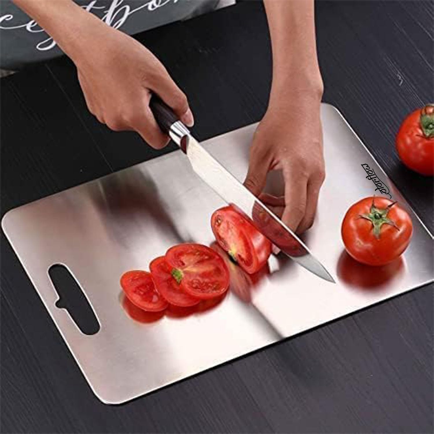 COLORflow 304 Stainless Steel Chopping Board | (31.8X21cm) Medium Size... COLORflow 304 Stainless Steel Chopping Board | (31.8X21cm) Medium Size...