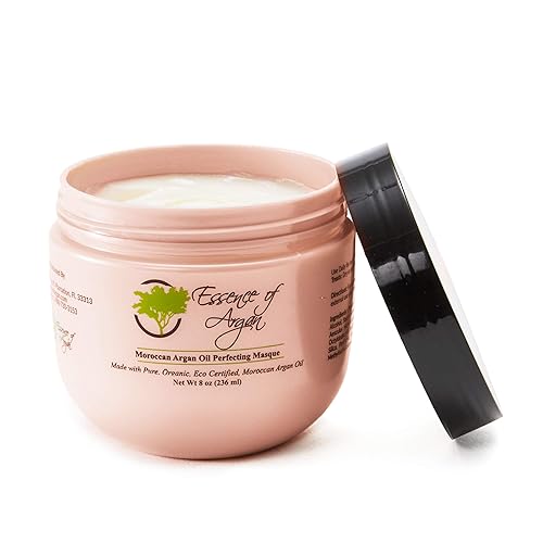 Miniatura 4 de Essence Of Argan Mascarilla renovadora para el cabello con infusión de aceite de argán orgánico marroquí 100% puro, mascarilla hidratante para todo