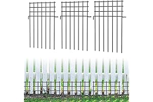 12 Panels Animal Barrier Fence to Stop Dogs from Digging