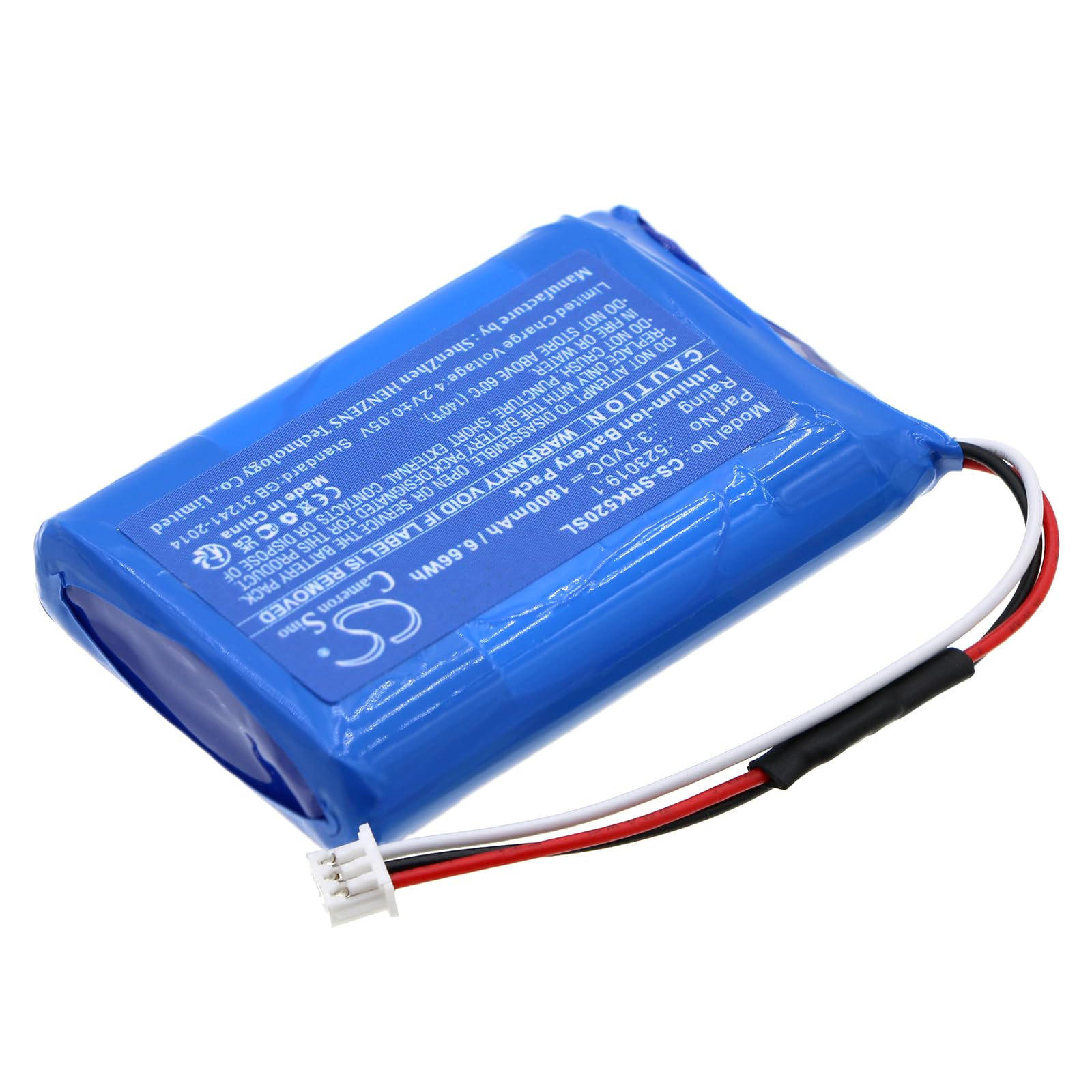TECHTEK Bateria 1800mAh kompatybilny z [Systronik] 23019, 523019.1