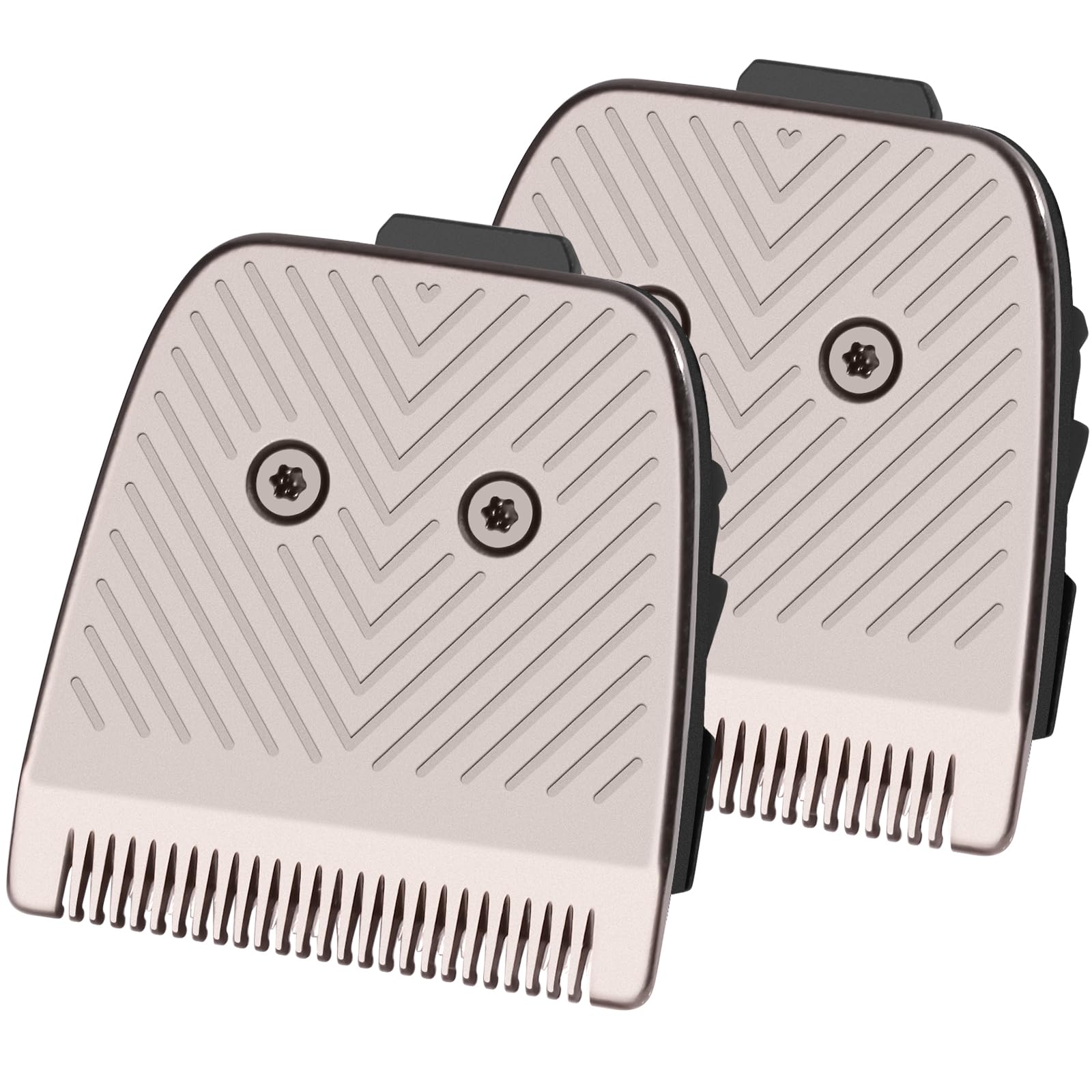 2 Pack Replacement Blade for Manscaped The Lawn Mower 5.0 Ultra Trimmer Blades, Groin Hair Trimmer Ceramic Blade Head Refill with Cartridge,Fit for