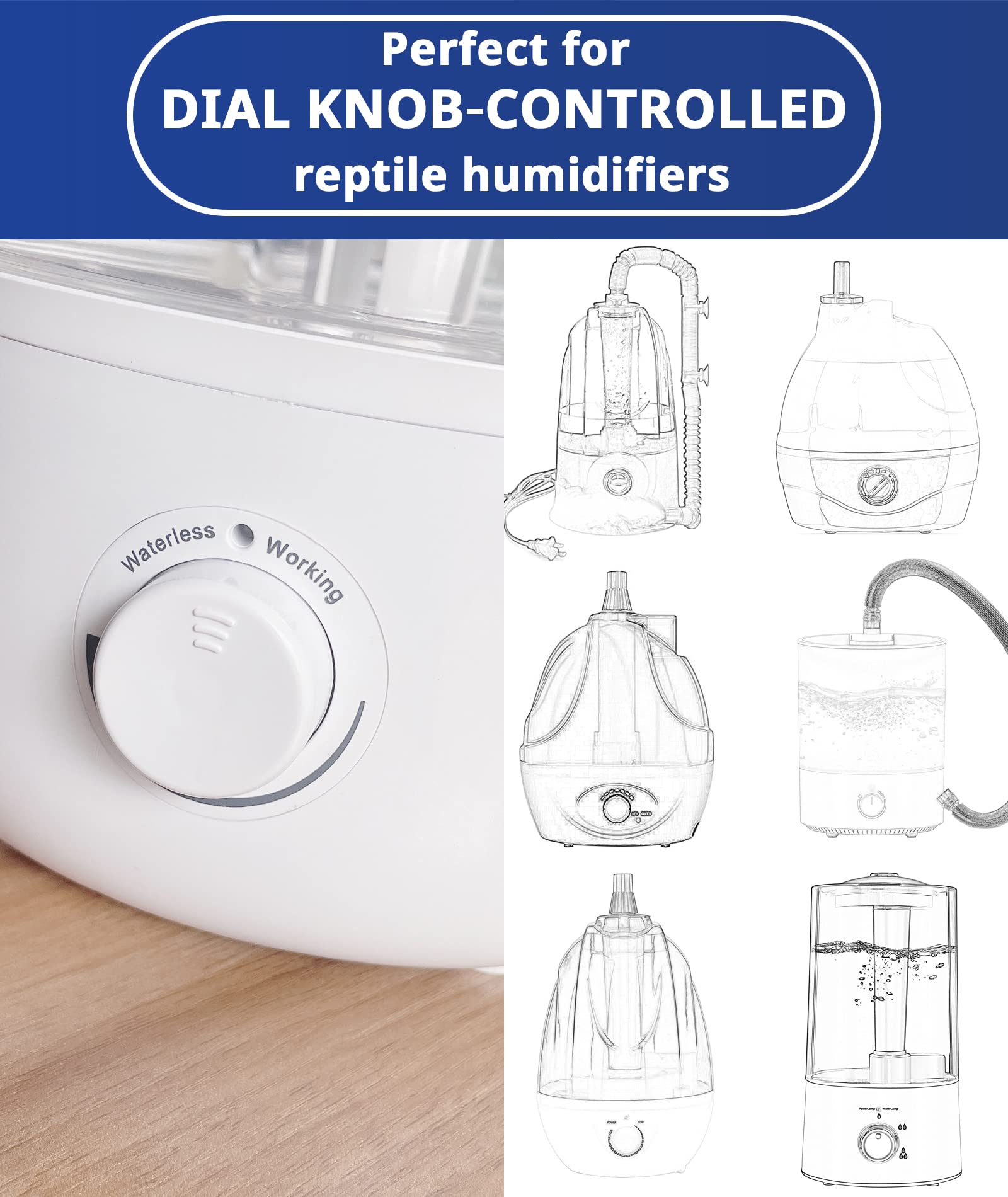 Controlador de humedad para reptiles