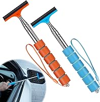 Vista 1 de Espátula para Espejo Lateral, 2 Piezas de Espátula para Espejo de Coche, Limpiaparabrisas Retráctil para Espejo Retrovisor de Coche para Todos