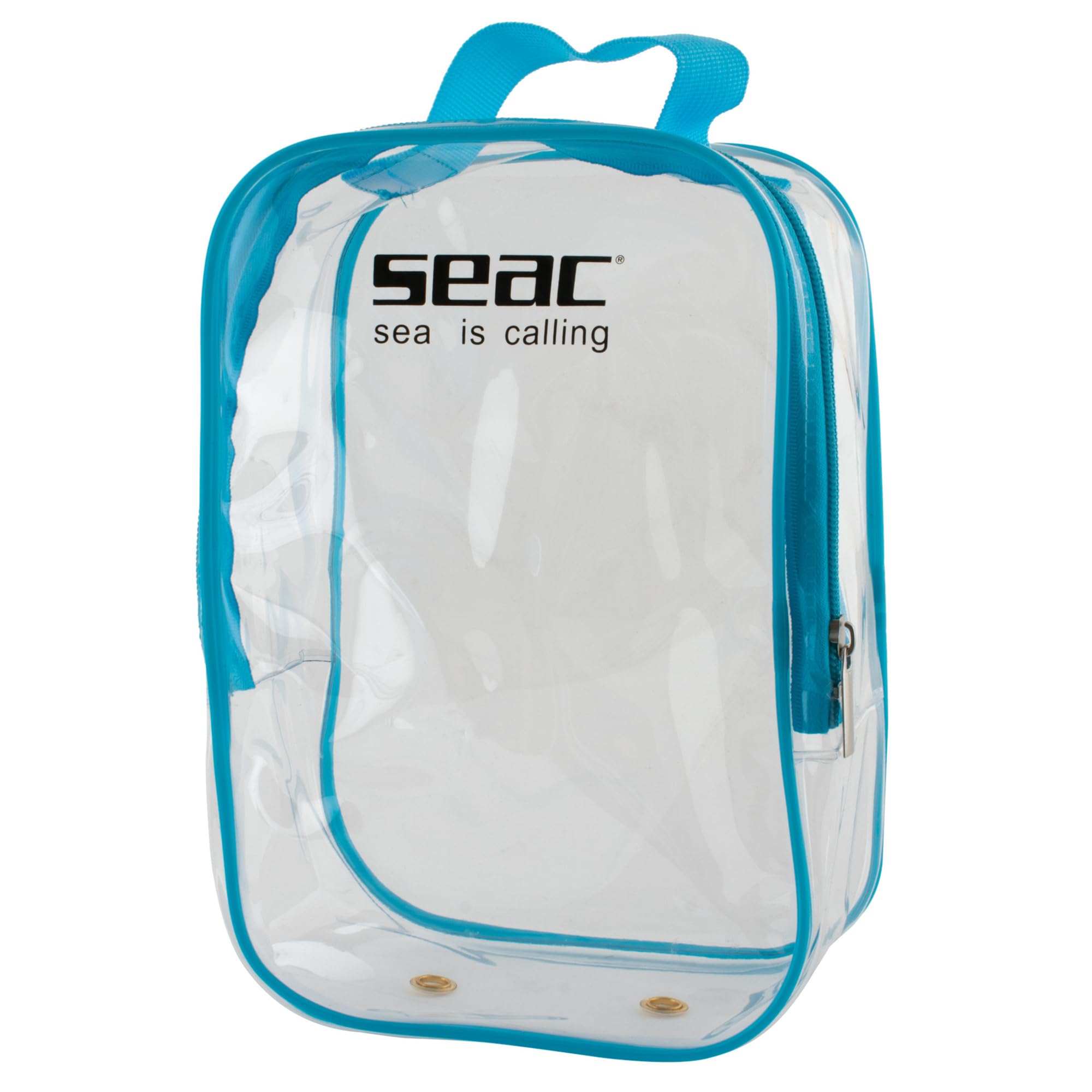 SEAC Full Face Mask Bag, Transparent Plastic Bag for Full Face Snorkeling Mask