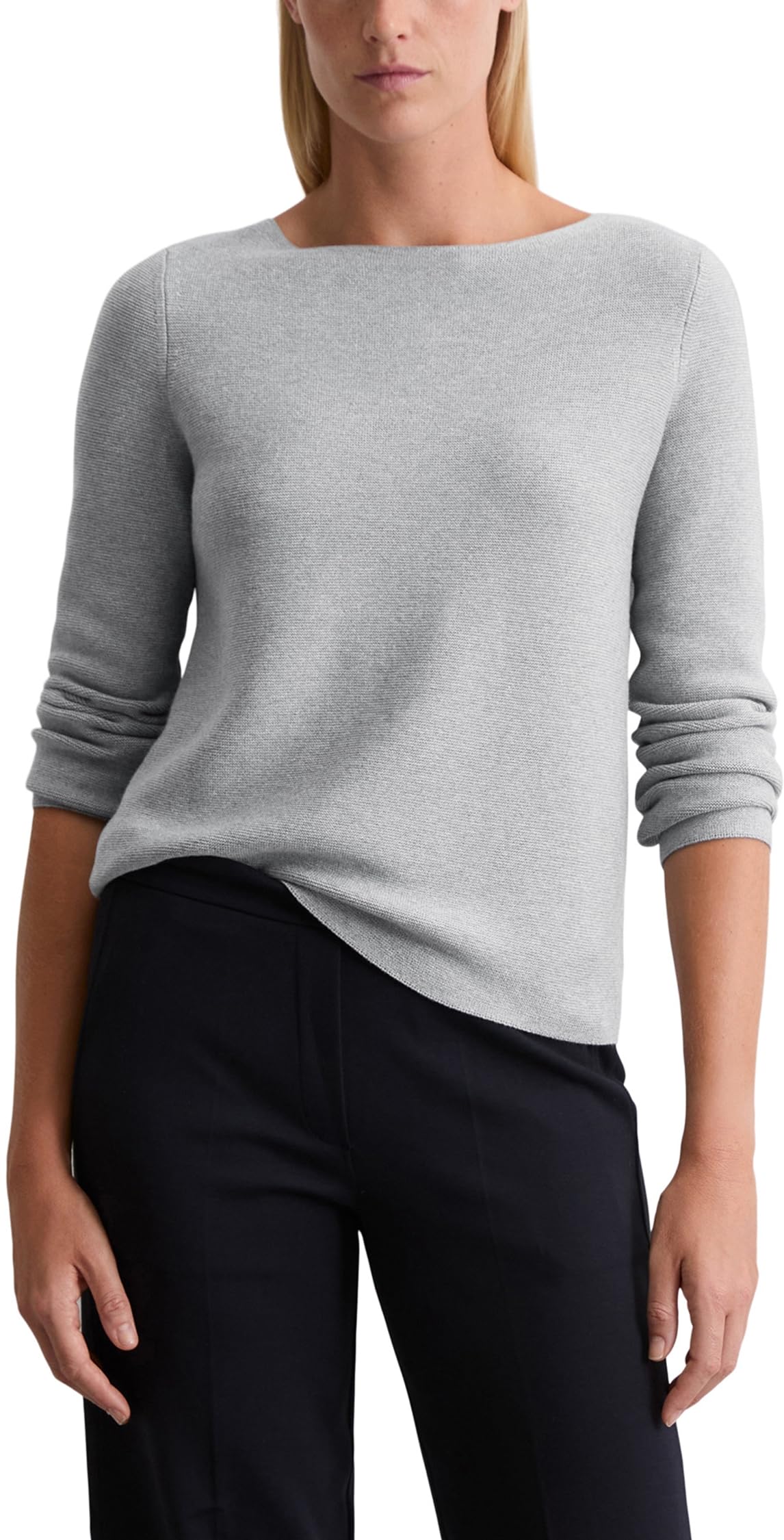Marc OߴPolo Damen Strickpullover aus Bio-Baumwolle Slim Fit