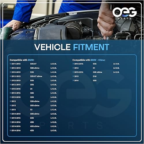 Miniatura 4 de OEG Parts - Nuevo arrancador compatible con BMW Z4 L4 2.0L 2013-16 12417638194, 12417610342, 12417610349, 12417626547, 12417631054, 12417626545 46,