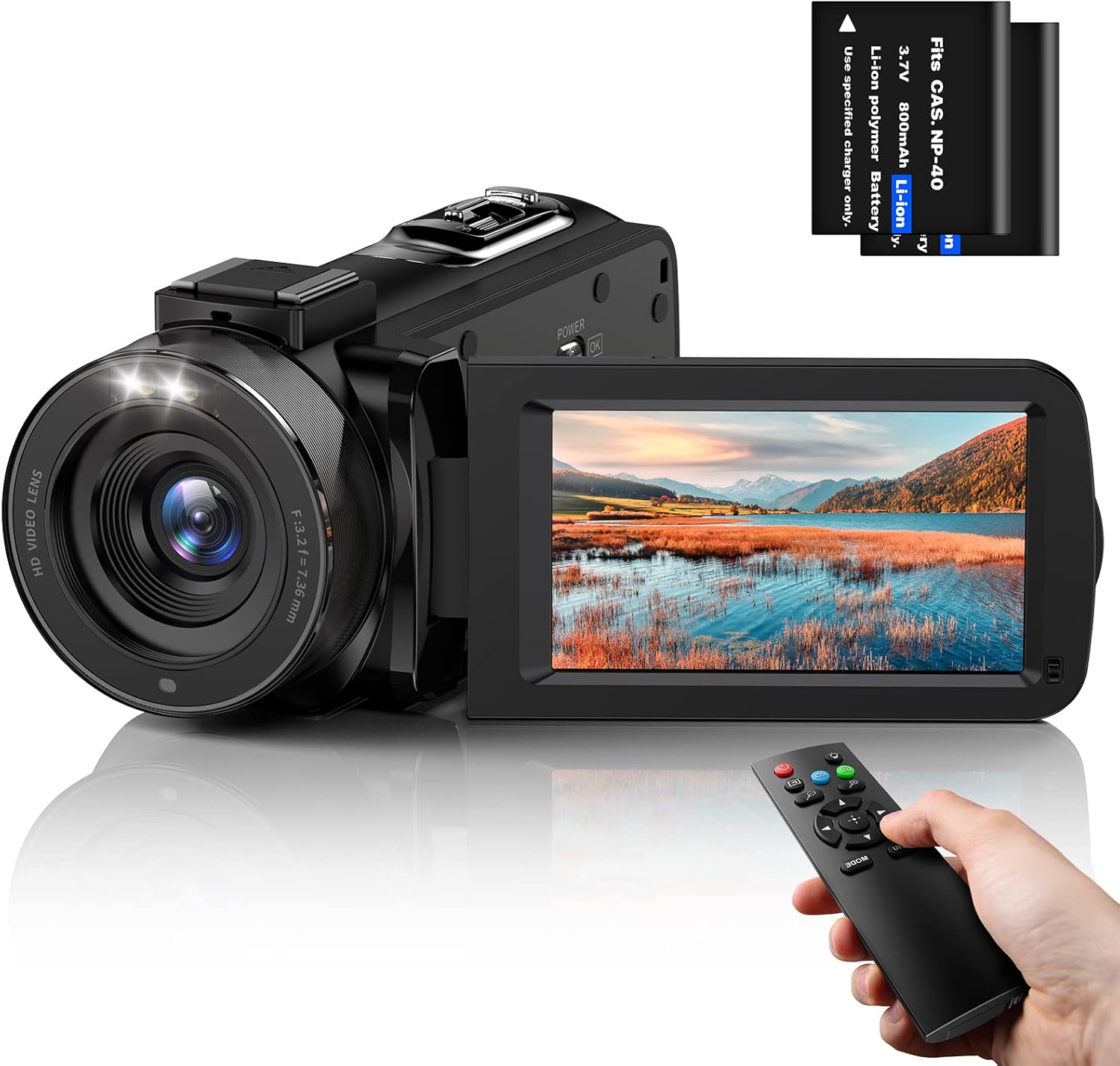 Video Camera Camcorder FHD 1080P 36MP 30FPS Digital Vlogging Camera for
