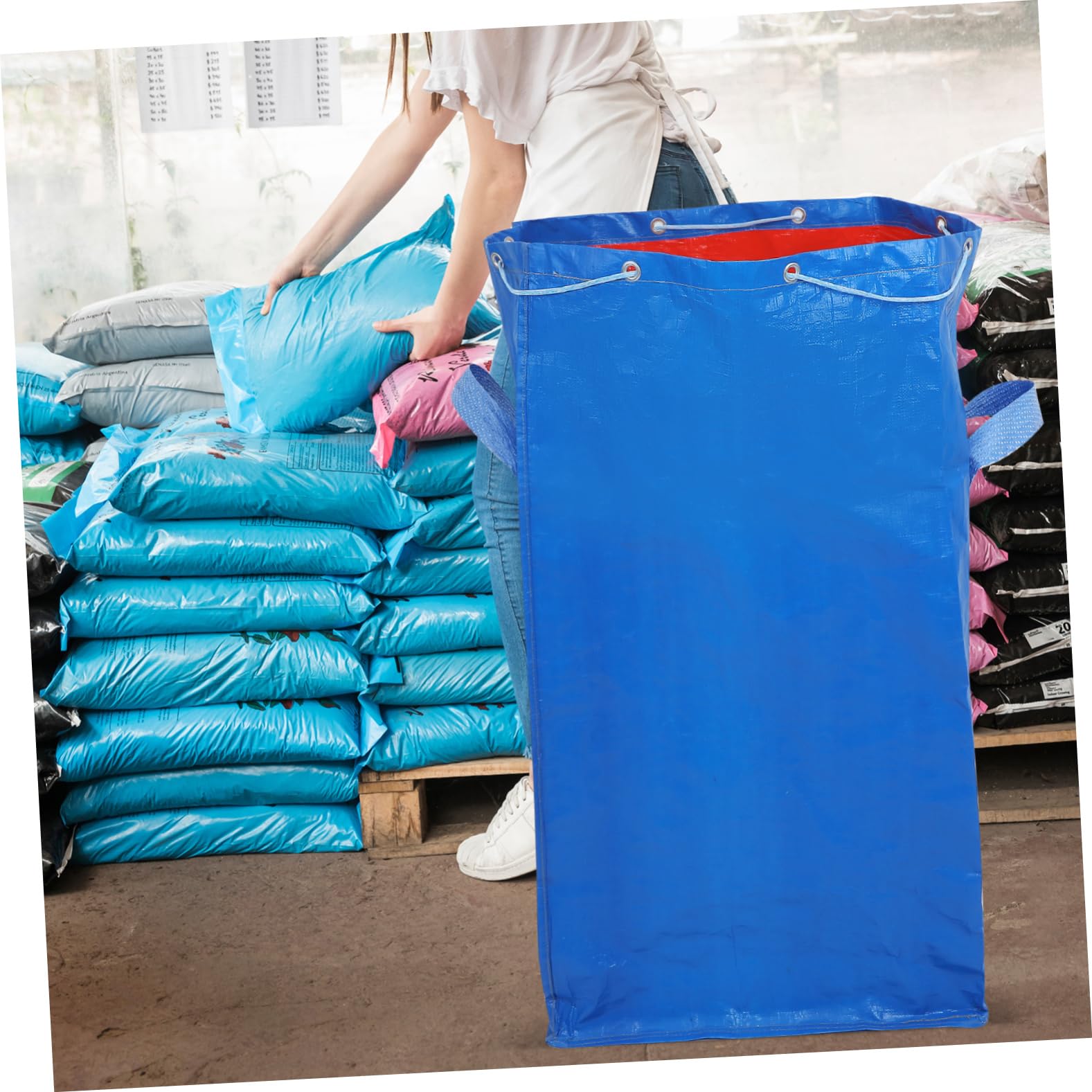 Gatuida Bolsa de Almacenamiento Grande para Organizar y Proteger para Piscina Material PE Resistente Capacidad Extragrande y Construcción Reforzada en Invierno
