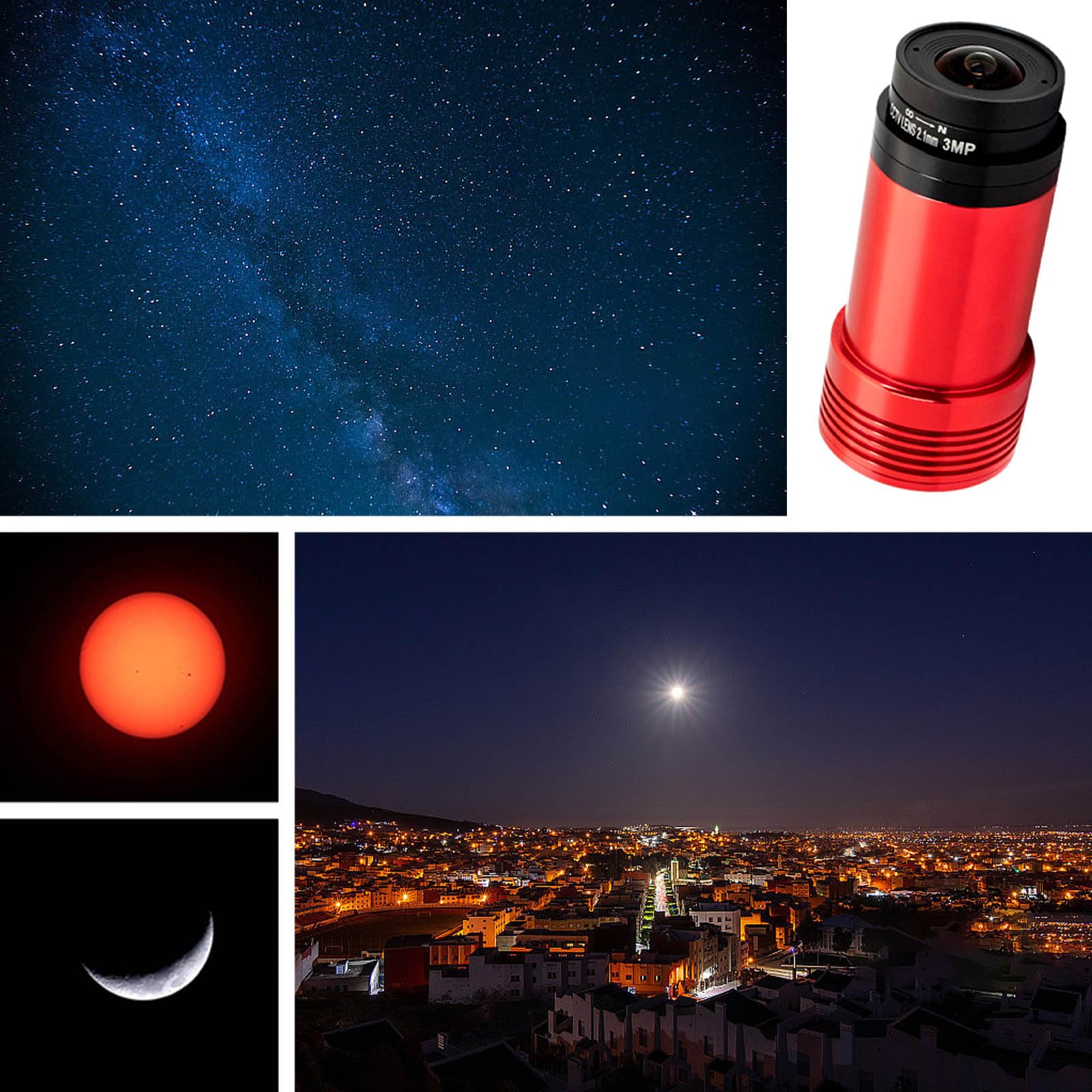 ASI120Mini fotocamera per astrofotografia guida in reale