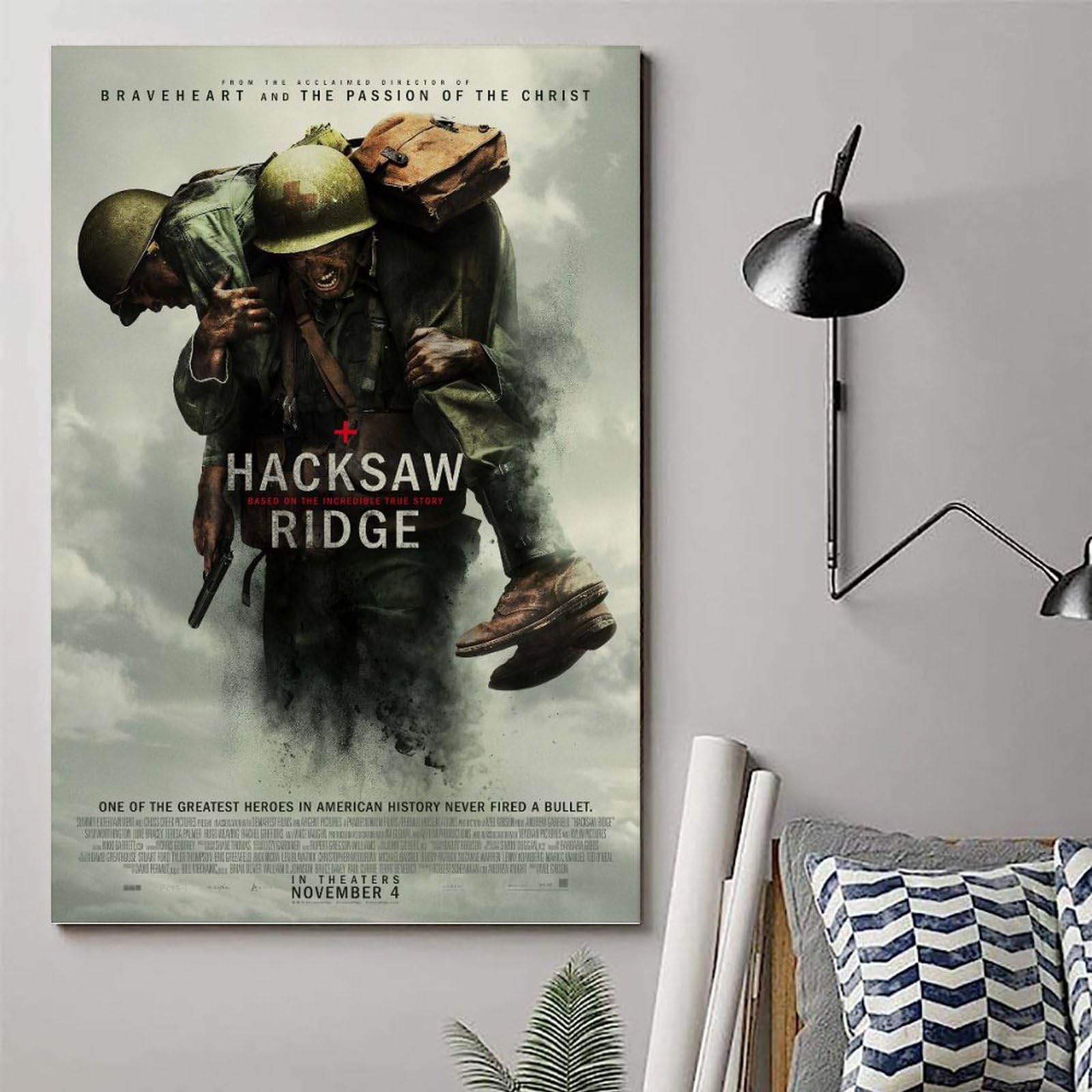 Amazon.co.jp: ハクソー・リッジ 2016 戦争映画ポスター ポスター装飾