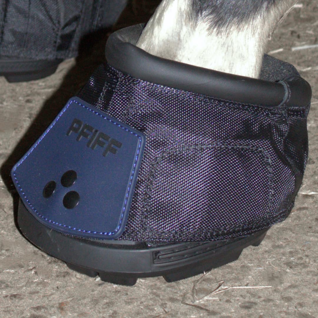PFIFF 102855 Buty w kształcie kopyta, czarno-niebieskie 1