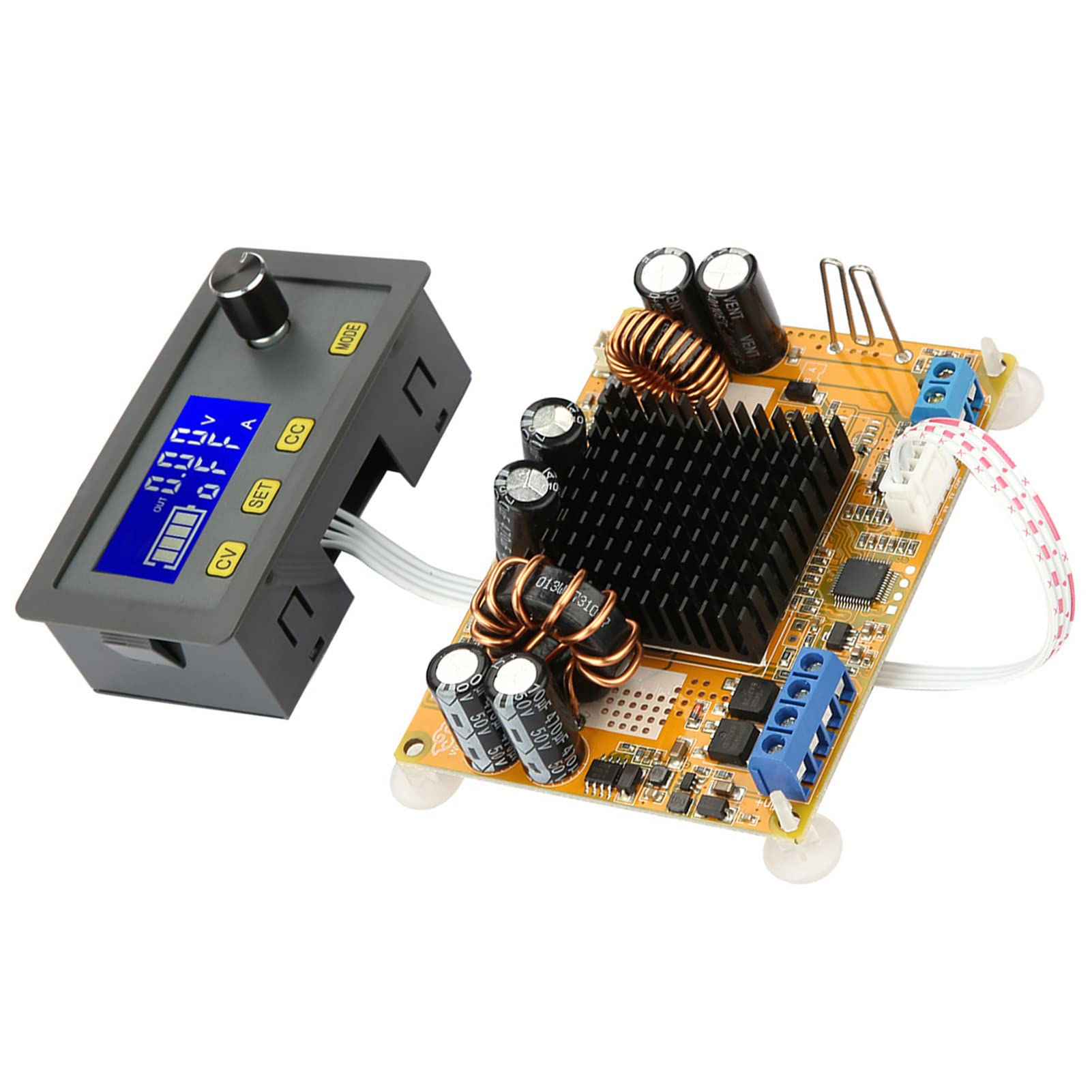 DCDC regulowany moduł zasilania 5A LCD cyfrowy automatyczny przetwornica napięcia obniżającego napięcie regulator doładowania dla projektów elektroniki DIY 144g
