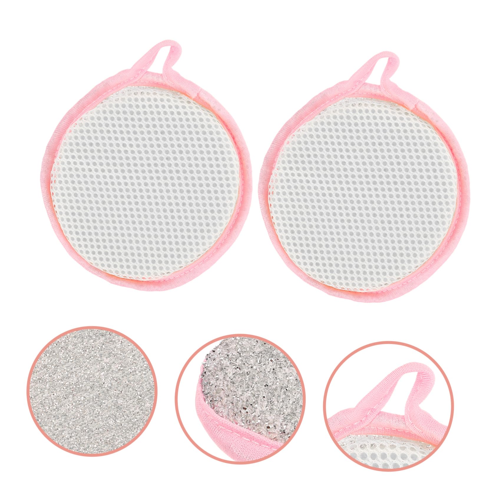 MAGICLULU Spugna per Piatti Doppia Faccia 2 Pezzi Spugne Pulizia Cucina in Materiale Spugna, Alta Efficacia per Pentole e Stoviglie, per Pulizia Quotidiana