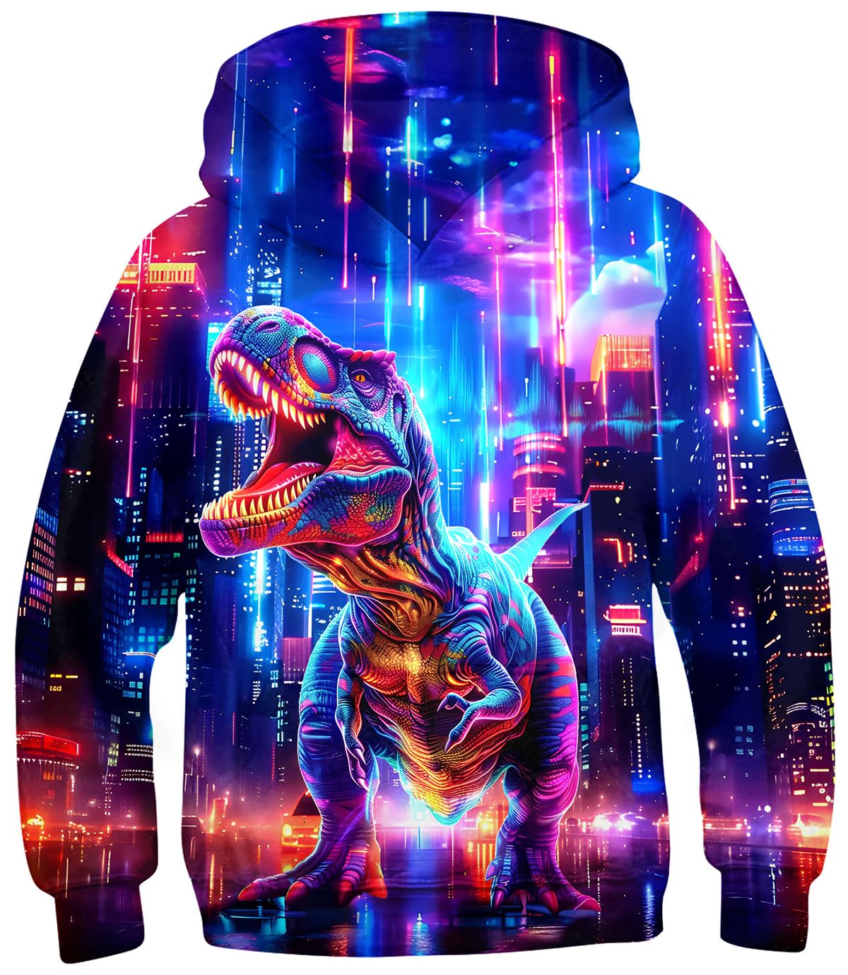 Ahegao Big Boys Cyberpunk Sweatshirts Size 12-14 Kid 3D Print Pullover Youth Dinosaur Hoodies Teens Fashion Long Sleeve Sweater
