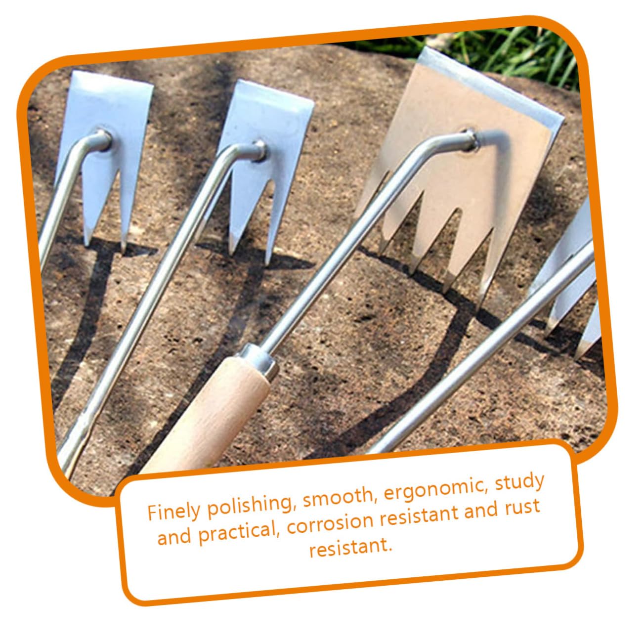 TOYANDONA 3 Stück Hand Unkrautstecher mit Ergonomischem Holzgriff Multifunktionales Gartenwerkzeug für Effizientes Jäten und Wurzelentfernung für Hobbygärtner und Profis
