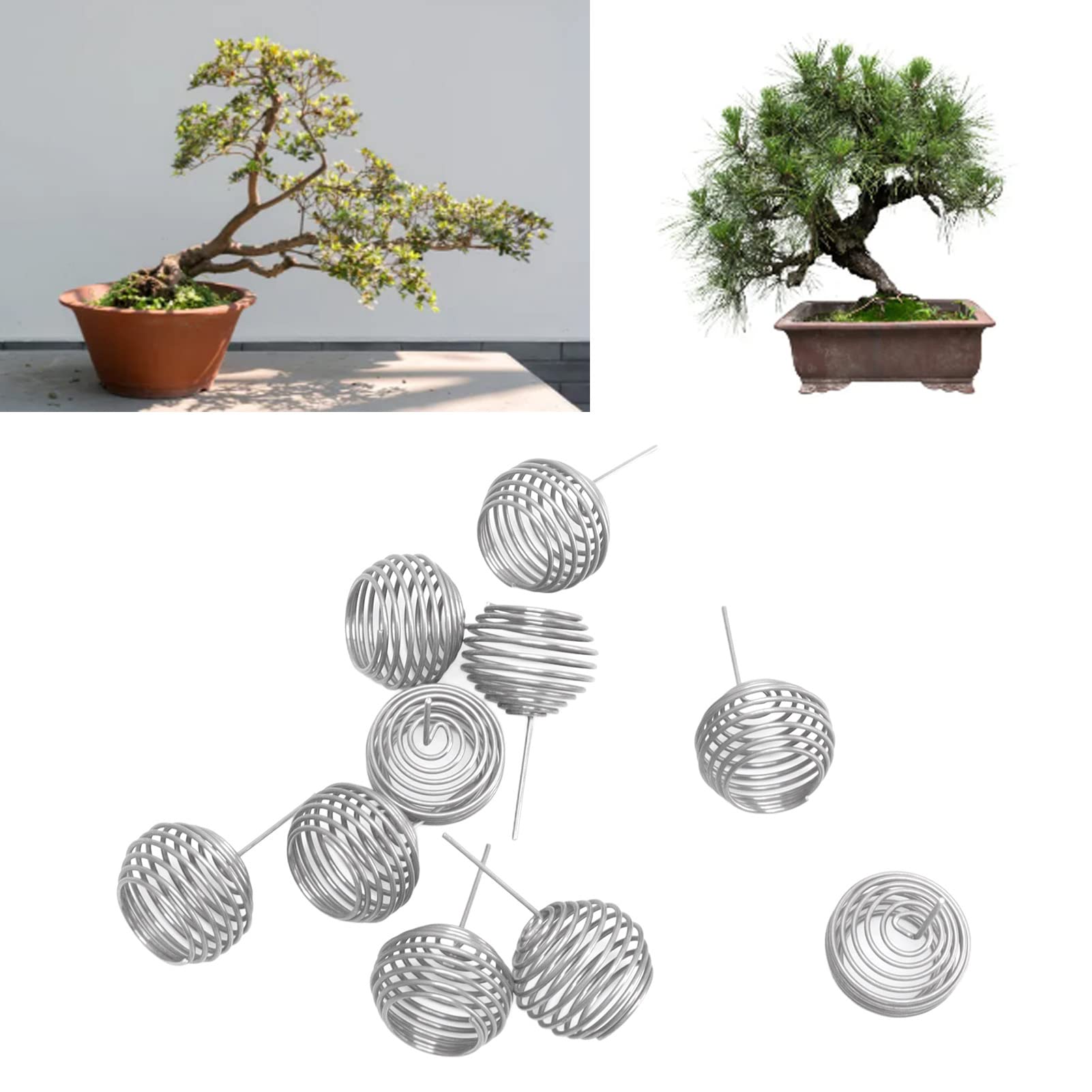 100-teiliges Düngenetzkörbchen aus Edelstahl für den Garten Nährstoffbecher geringe Bonsai-Düngekörbe für Garten Hof Zuhause Topfpflanzen Sukkulenten