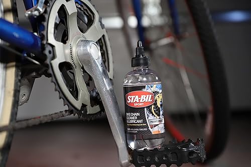 Miniatura 10 de STA-BIL SPORT Limpiador y lubricante para cadenas de bicicleta: evita el óxido en cadenas, cables y desviadores, lubricante premium, fácil