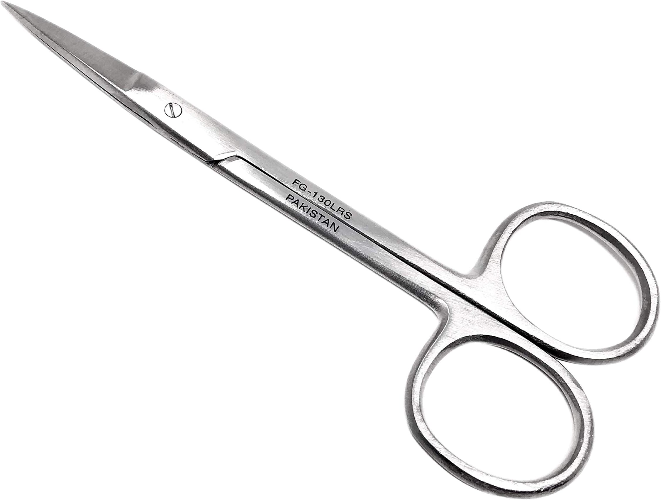 Cynamed Iris Micro Dissecting Precision Lab Scissors, Fine Point Straight - Perfect for Doctors, Nurses, EMS, Students, Education