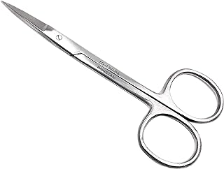 Cynamed Iris Micro Dissecting Precision Lab Scissors, Fine Point Straight - Perfect for Doctors, Nurses, EMS, Students, Education
