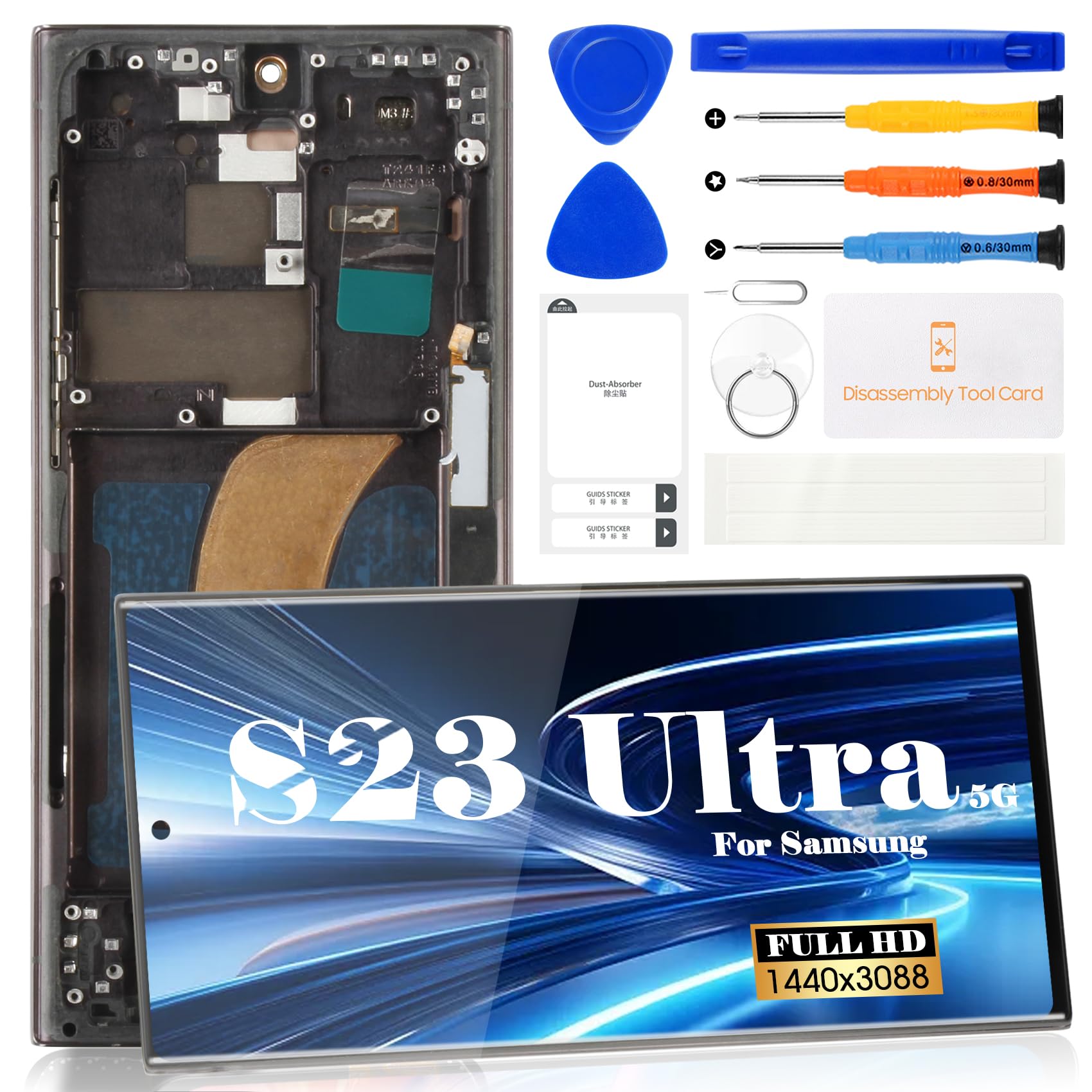 Amazon.com: TFT for Samsung S23 Ultra Screen Replacement for