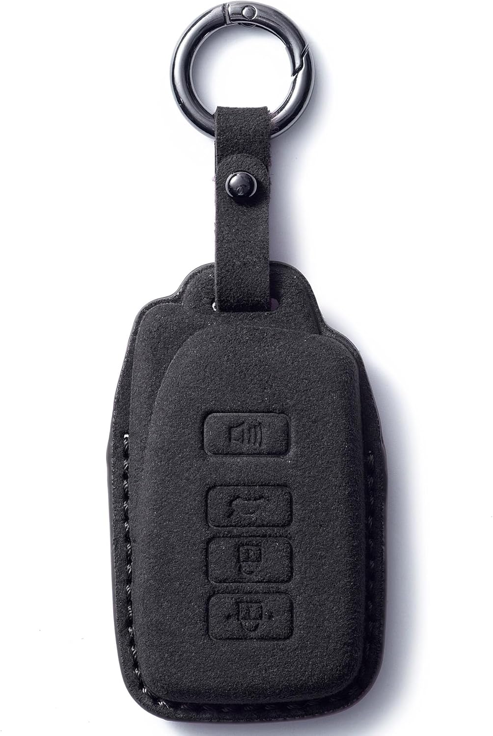 for Lexus Key Fob Cover Premium Suede Full Protection Key Shell Key Case Compatible with Lexus ES is GS NX LS RX RC 300h 350 200t 250 300 F 450h 460 600h Smart Key Fob Remote Key