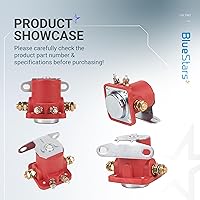 Vista 4 de BlueStars Relé solenoide de arranque SW3 de 12 V resistente SS581T ALL76203 Compatible con Ford 2000 3000 4000 1956 en adelante BroncoMercury