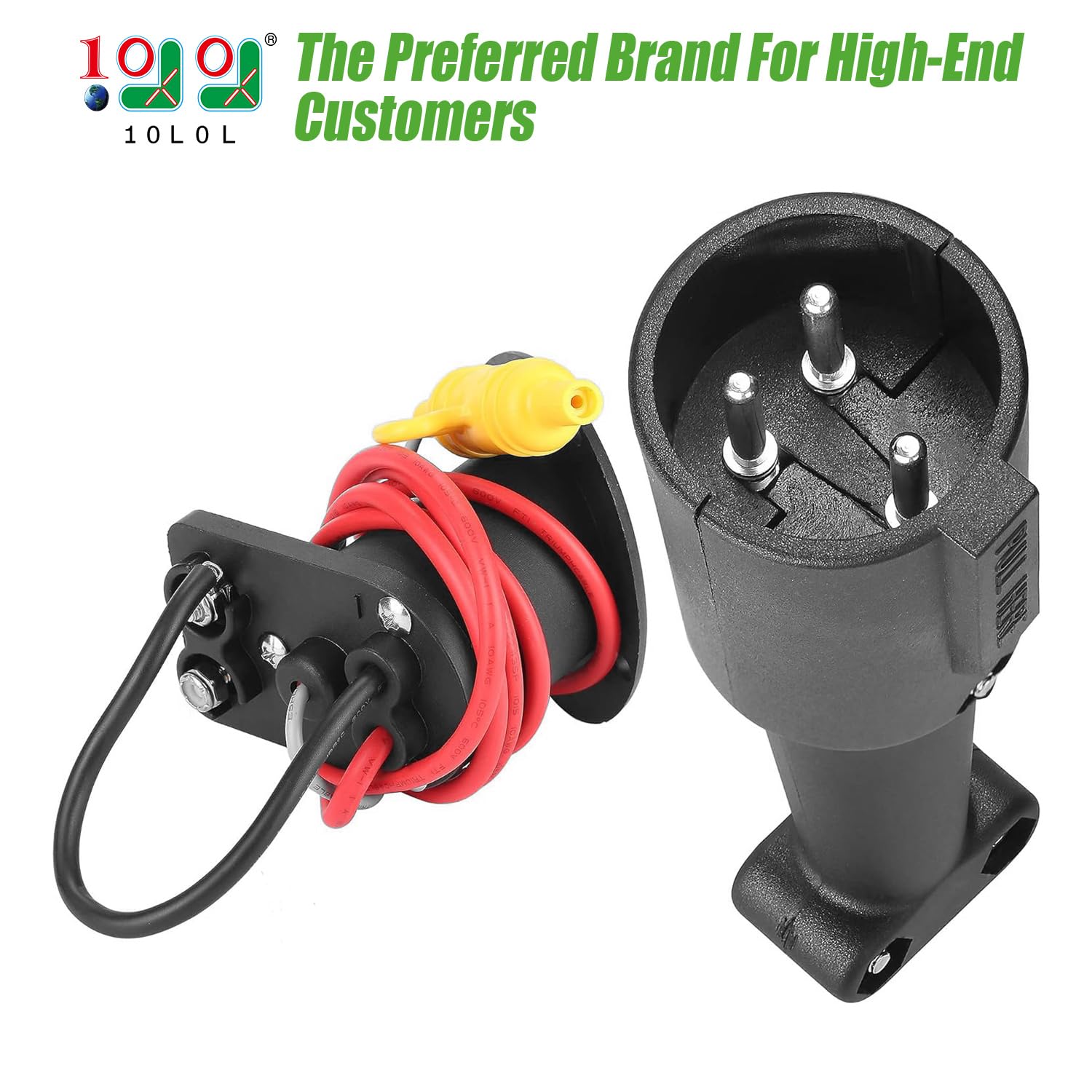 10L0L 48V Cavo di Caricatore Spina & Presa del Caricatore per Club Car DS Precedent 2000-up Golf Carts