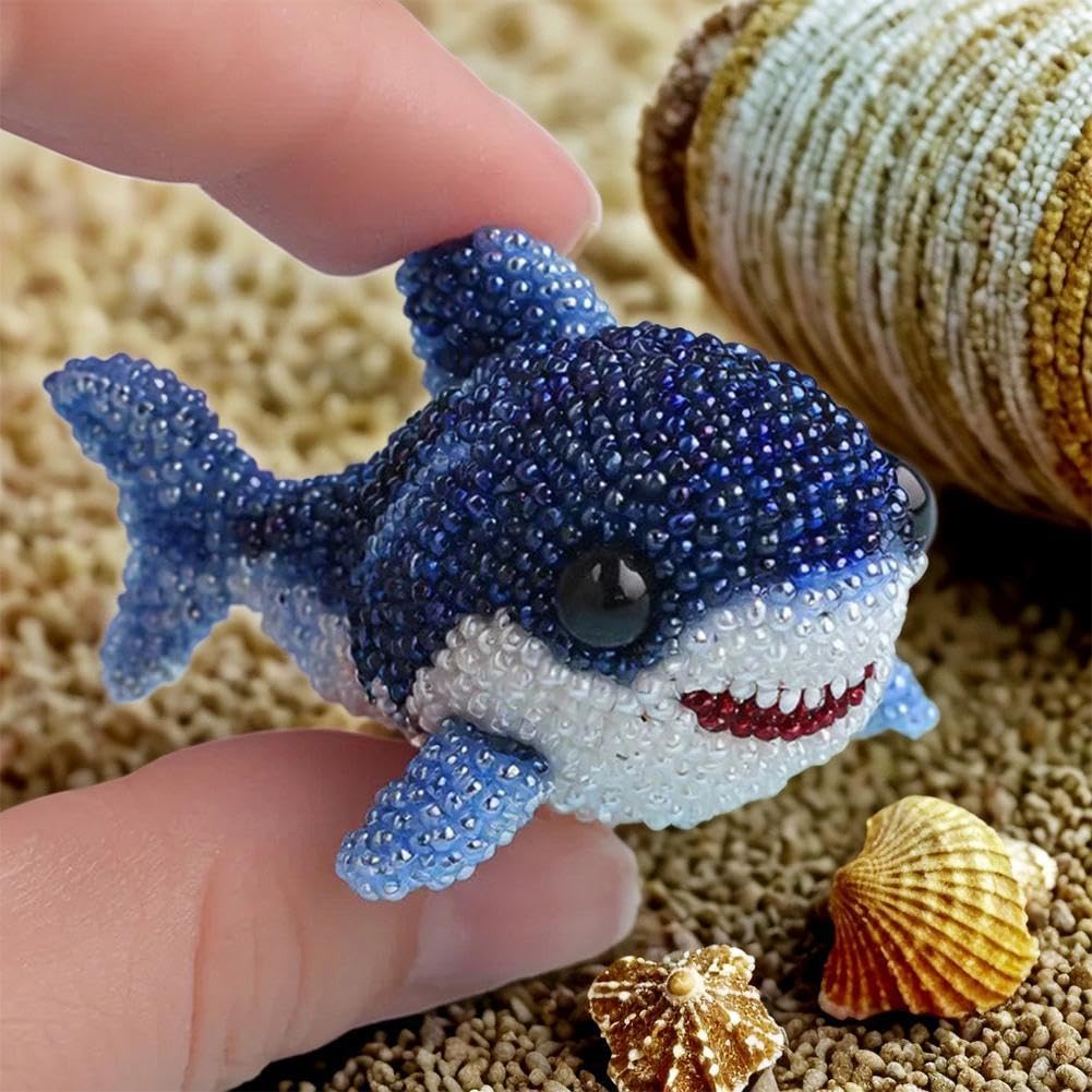 Amazon | 海馬ビーズ刺繍キット、DIYオーシャンテーマ刺繍用品