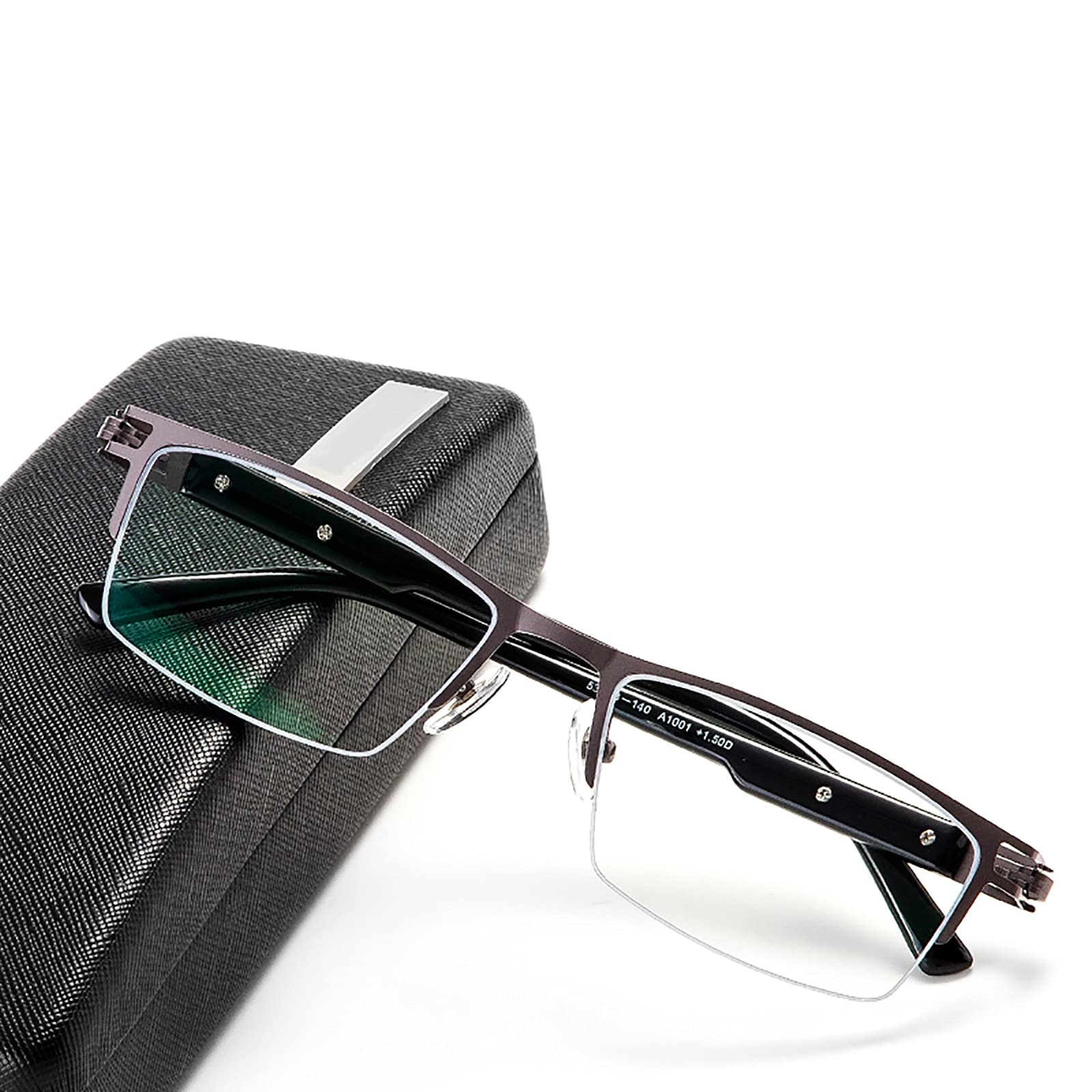 Gafas de Lectura 2.0 para Hombres/Mujeres, Gafas de Lectura Graduadas Ultra Delgadas, Bisagras de Resorte, para Leer, Practicas,Ligeras,Comodas (+300)