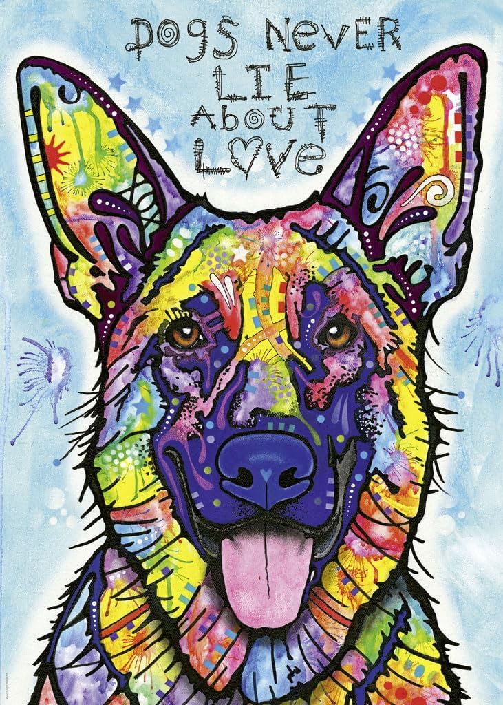 Heye Dogs Never Lie Puzzles (1000-Piece, Multi-Colour)