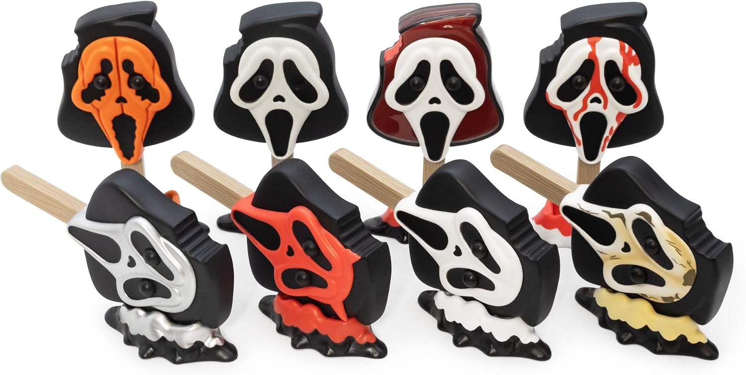 CultureFly Meltz Ghostface Blind Box, Includes 1 Mystery Vinyl Figure, Officially Licensed, Detailed Multicolor Finish, 5.5-Inch Vinyl Figure, Horror Collectible, Display Piece