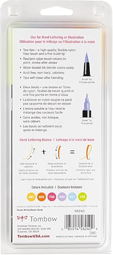 Miniatura 2 de Tombow Juego de bolígrafos de doble cepillo, Yay Sorbet 6