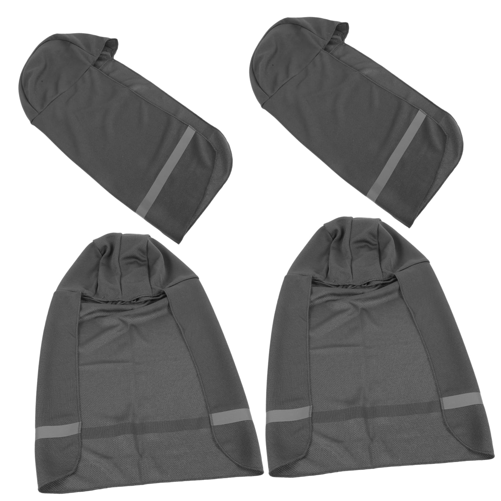 SHINEOFI Parasol Construcción De Cascos Sombreros Duros Protector De Cuello Plegable Sudor Bandas Forro De Enfriamiento De Casco Gorra con Cuello Visera Tela Gris Oscuro