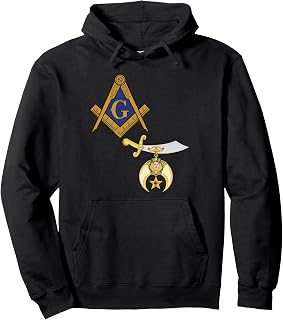 Mason Shriner Split Hoodie Masonic Shrine Noble Pullover Hoodie