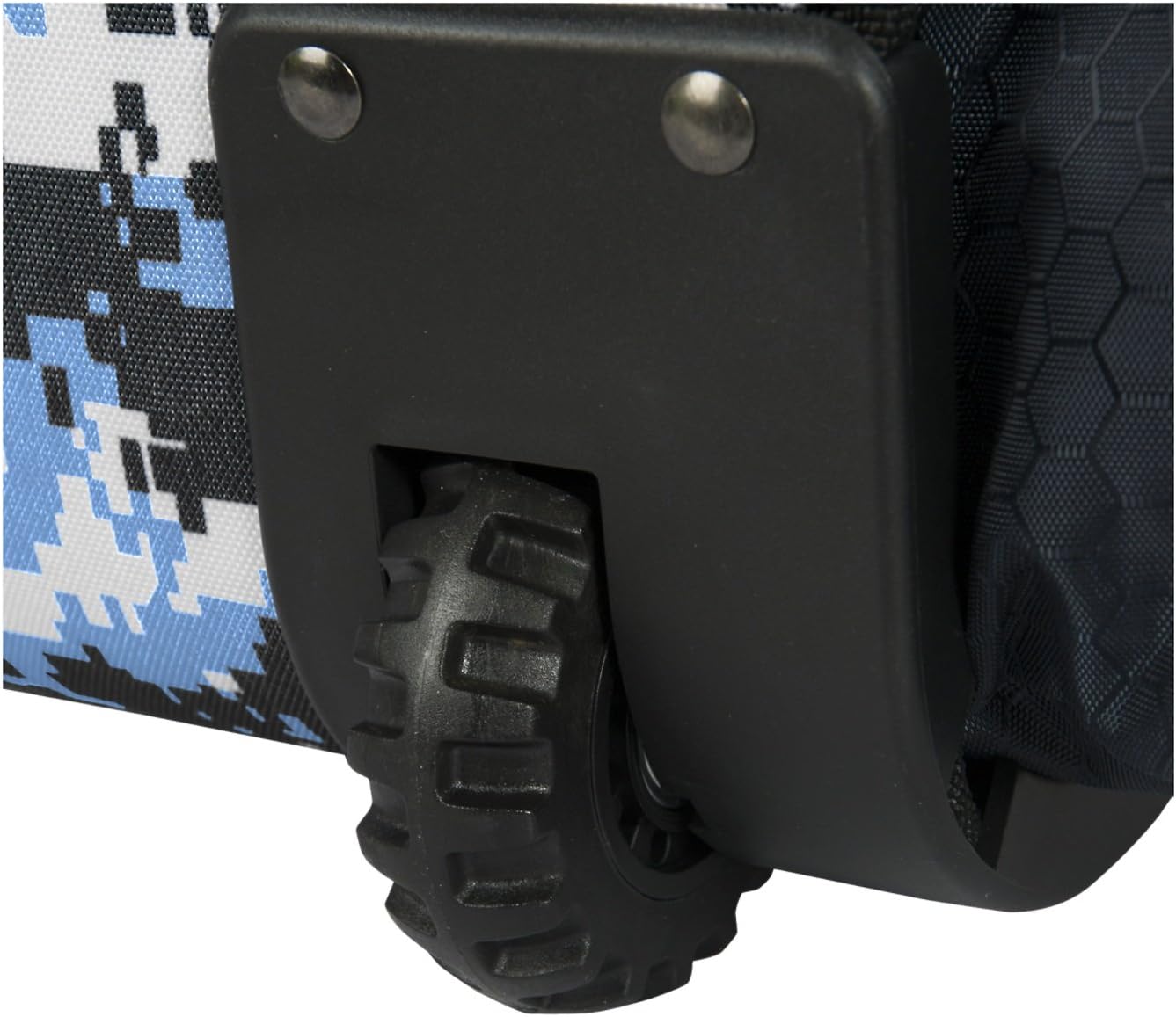 Boombah Rolling Superpack Baseball / Softball Gear Bag - 23-1/2" x 13-1/2" x 9-1/2" - Camo Series 20 Colors - Telescopic Handle and Holds 4 Bats - Wheeled Version