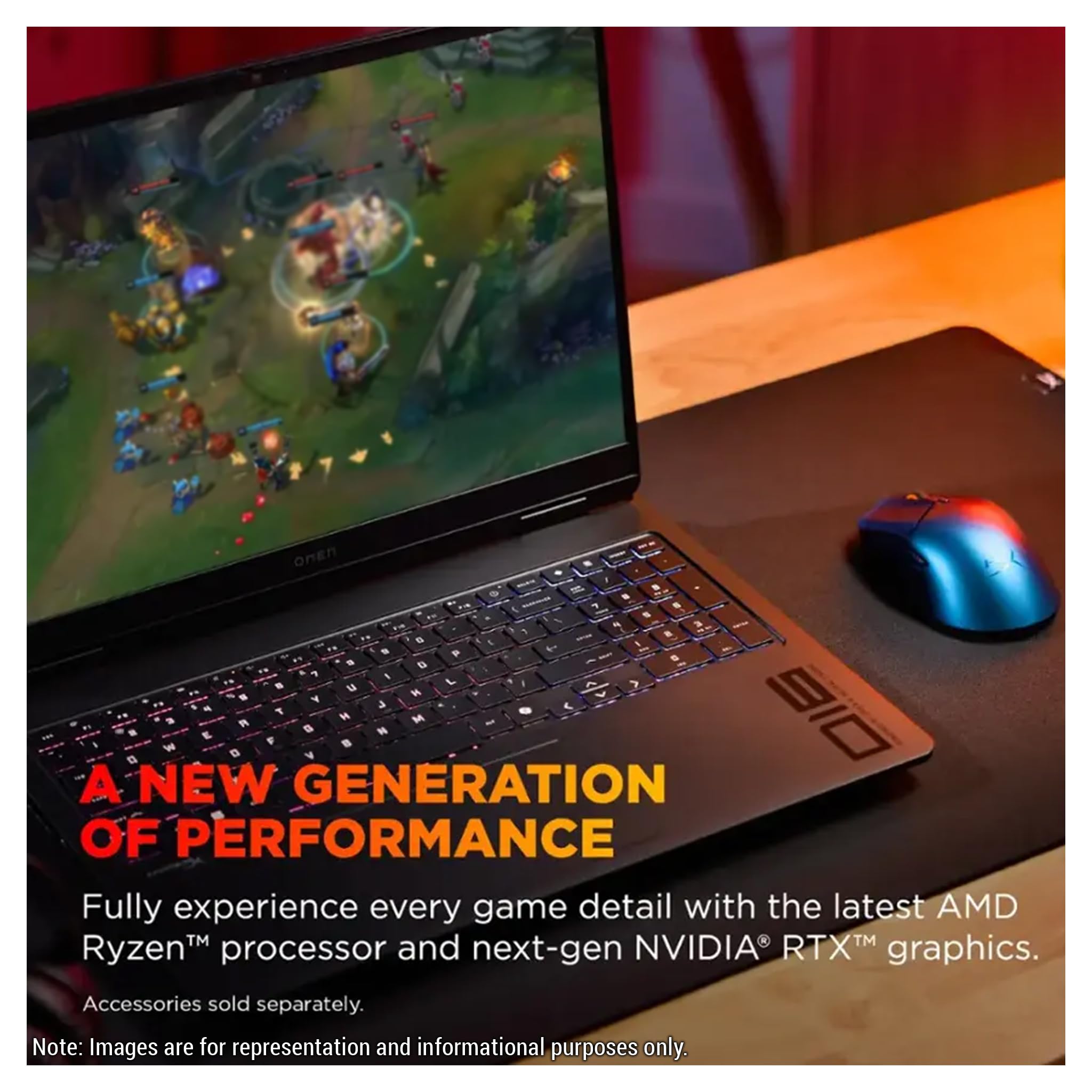 HP OMEN Gaming Laptop, AMD Ryzen 9-8940HX, 32 GB DDR5 RAM, 1 TB PCIe SSD, 16" 2K (1920x1200) 144Hz Display, Nvidia G-Force RTX 5060, Backlit Keyboard, W11 Pro, Shadow Black