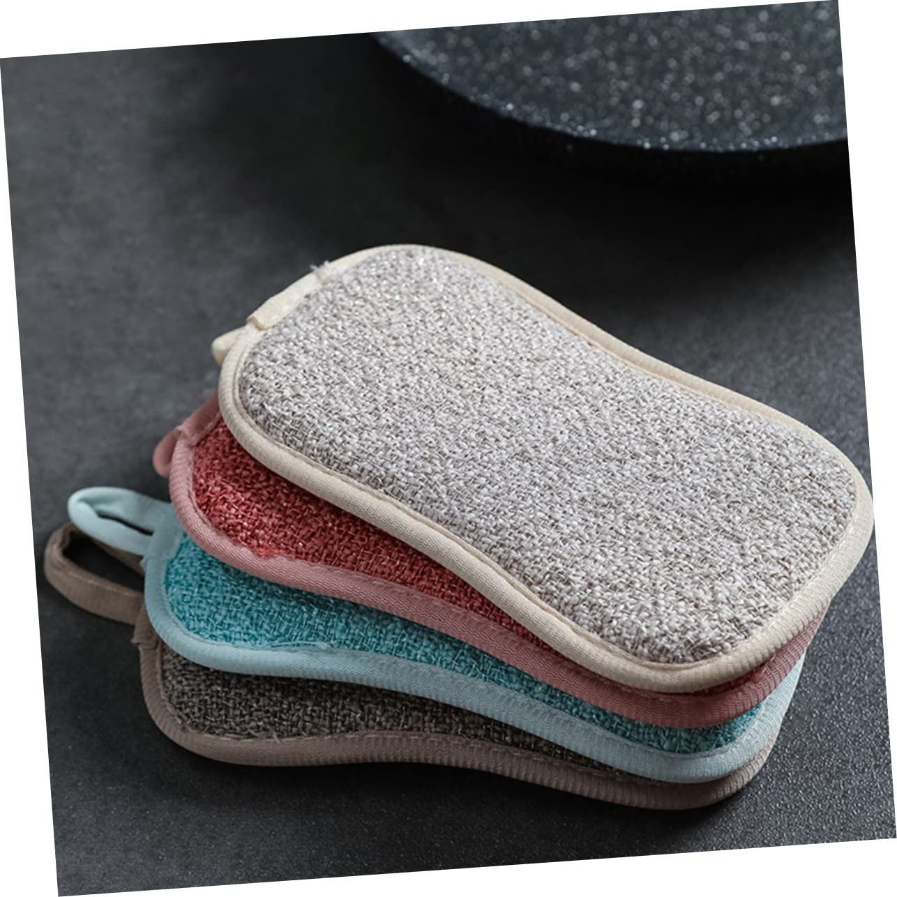Alipis 30pièces Éponge De Nettoyage De Cuisine Éponge Récurer Multifonction pour Vaisselle Pots Et Évier Absorbante Et