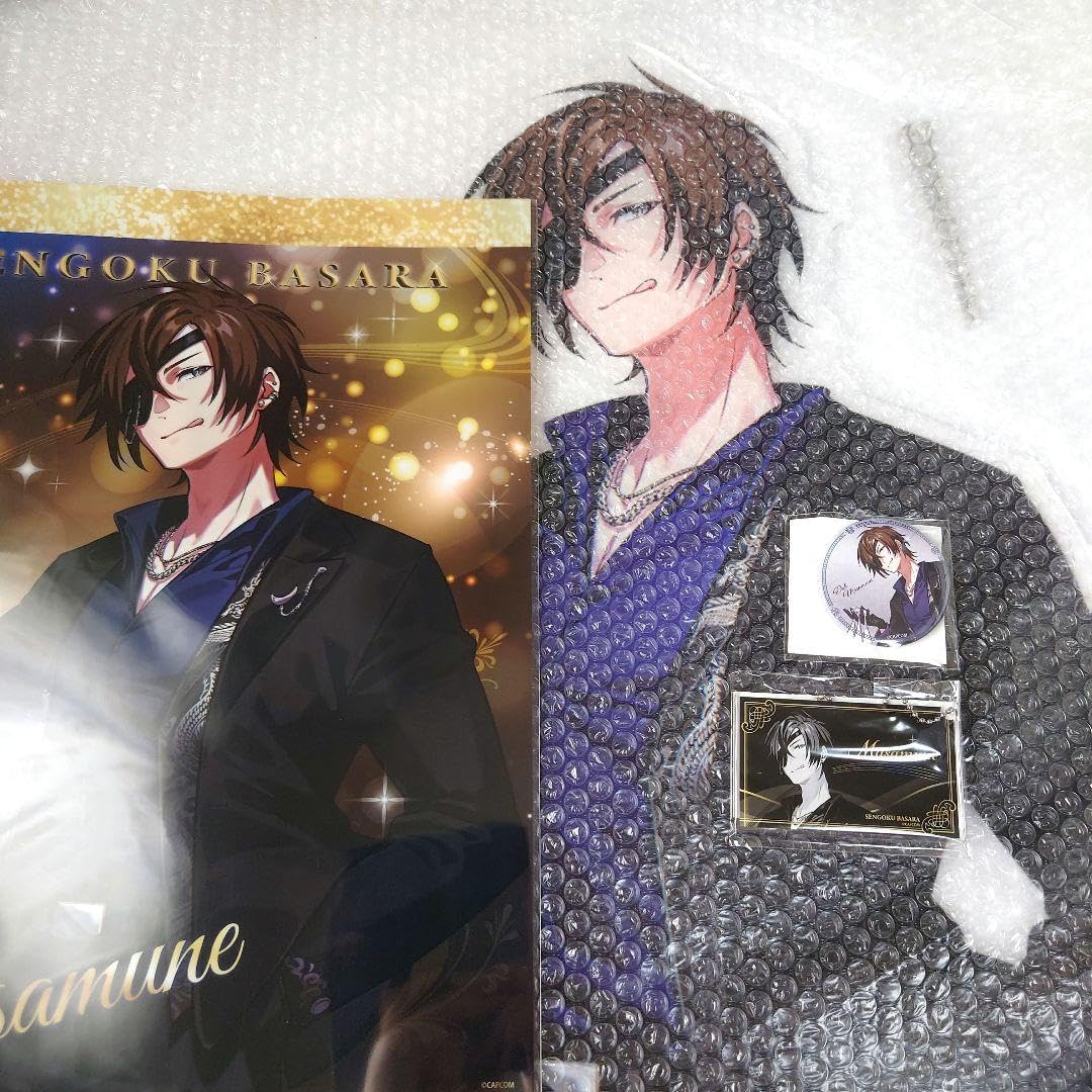 カプコンくじ 推して参る！ 戦国BASARAくじ伊達政宗 上位3点セット 推して参る！ 戦国BASARAくじ」本日発売。伊達政宗のデザインの「推し