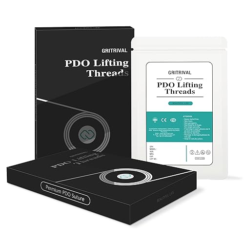 GRITRIVAL Hilos Pdo para elevación de hilo facial elevación de hilo de proteína coreana 20 unidades 1142 x 1496in