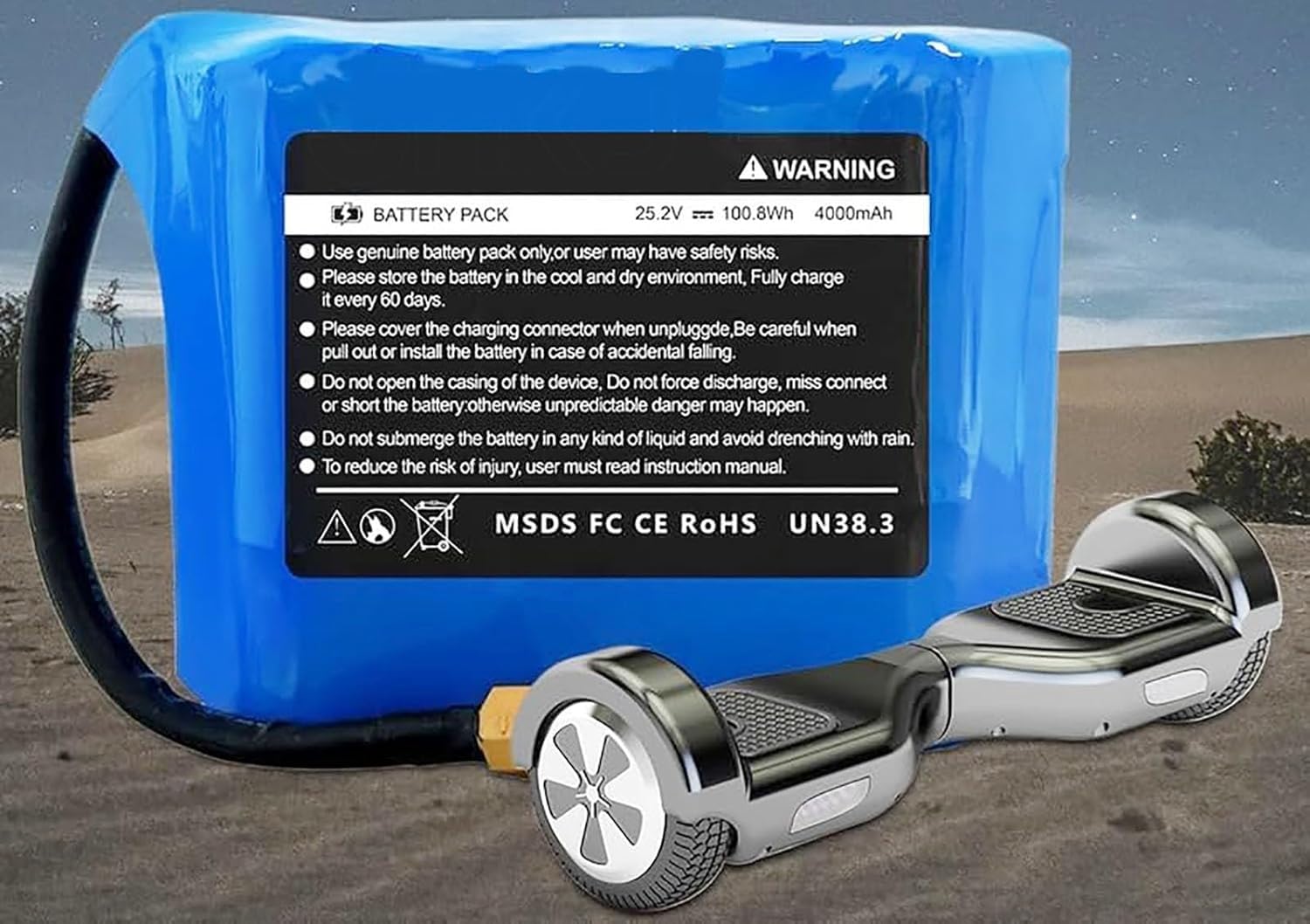 29.4V 4000mAh Batterie Ebike pour 100W 200W 300W Moteur Scooter Vélo Electrique, Batterie E-Bike 25.2 V 4000MAH Hoverboard Batteries pour vélo 25.2 V