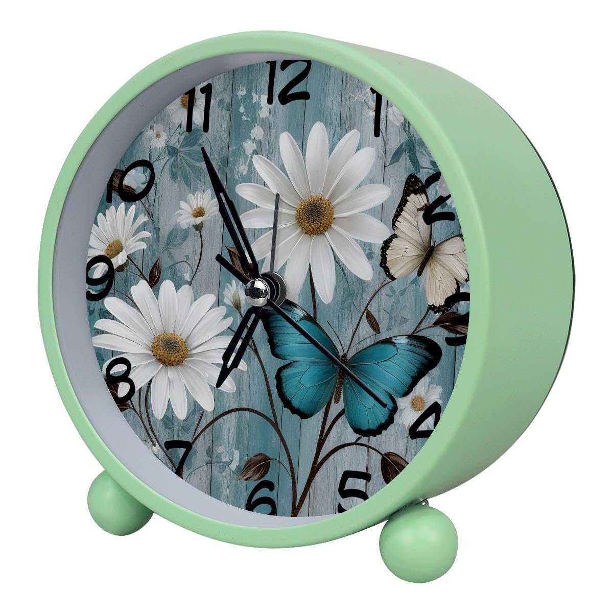 Reloj despertador analógico silencioso y sin tictac para dormir mejor sin ruidos molestos
