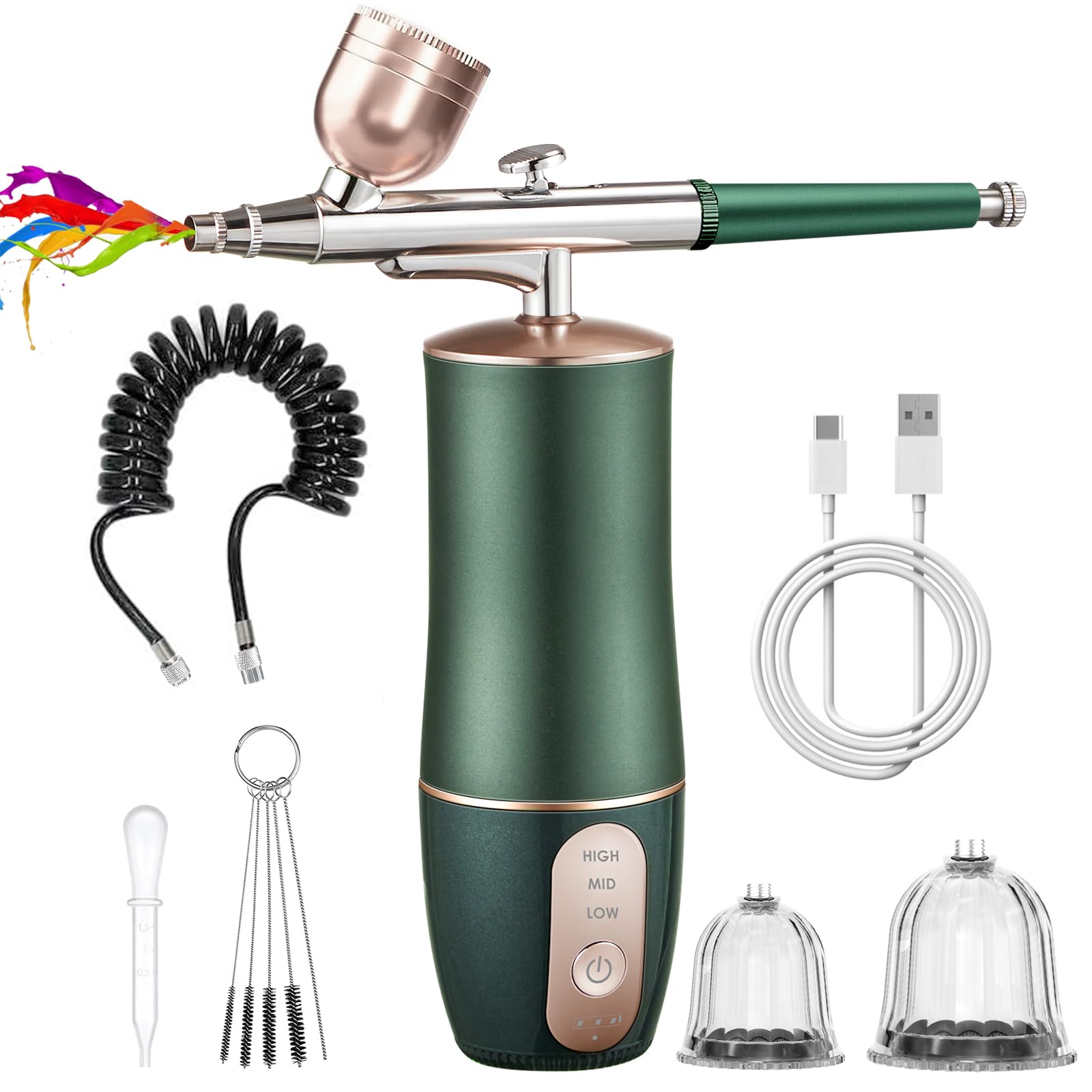 Air-Brush-Kit with Air-Compressor ZYY-BLQP-GLL01