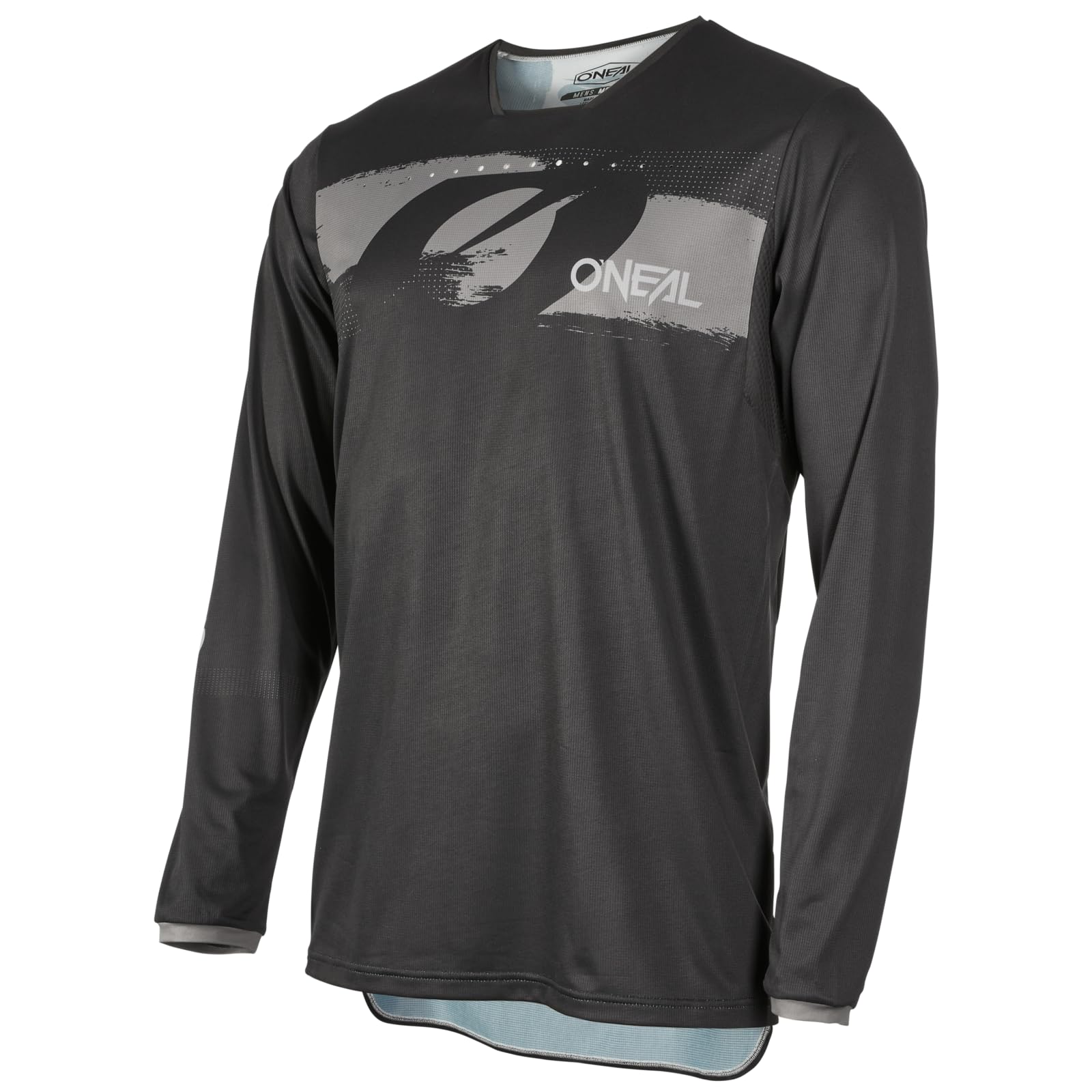 O'NEAL | Mountain Bike Jersey | MTB Mountain Bike DH Downhill FR Freeride | Breathable Material, Maximum Freedom of Movement | Element FR Jersey Hybrid V.24 | Adult | Black | Size XXL