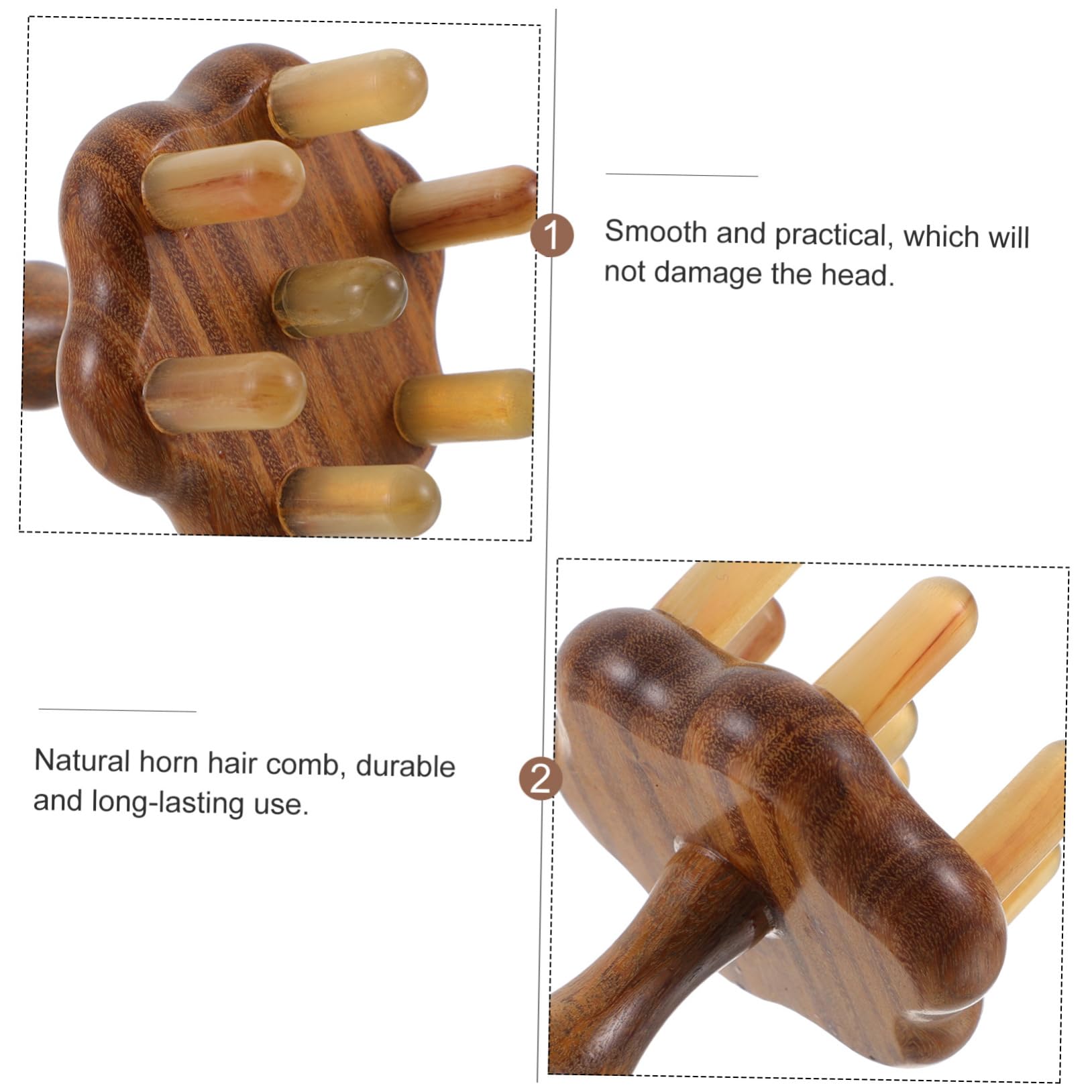 COLLBATH Massagekamm Für Kopfhaut Stressmassage-tool Massagegerät Für Kopfhaut Handheld-massage-werkzeug Antistatisches Design Durchblutungsförderung Geschenkidee Für