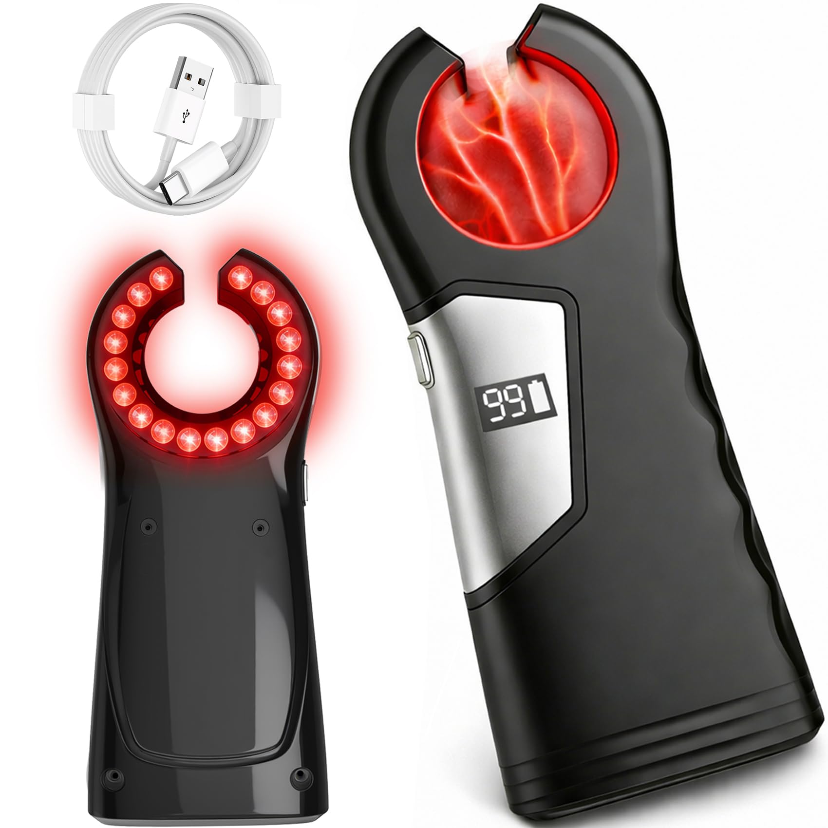 Photo 1 of Kyiwxs Rechargeable Vein Finder, Vein Finder for iv Access for Universal Skin Compatibility, Suitable for Nurses,Clinics & Home Use Vein Locator Device-Black