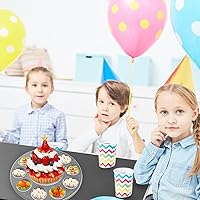 Vista 7 de Paleta de Bandejas de Pintura, 60 piezas Bandejas de Pintura para Niños, Paleta de Pintura de Plástico para Alumnos para Pintar, Manualidades DIY