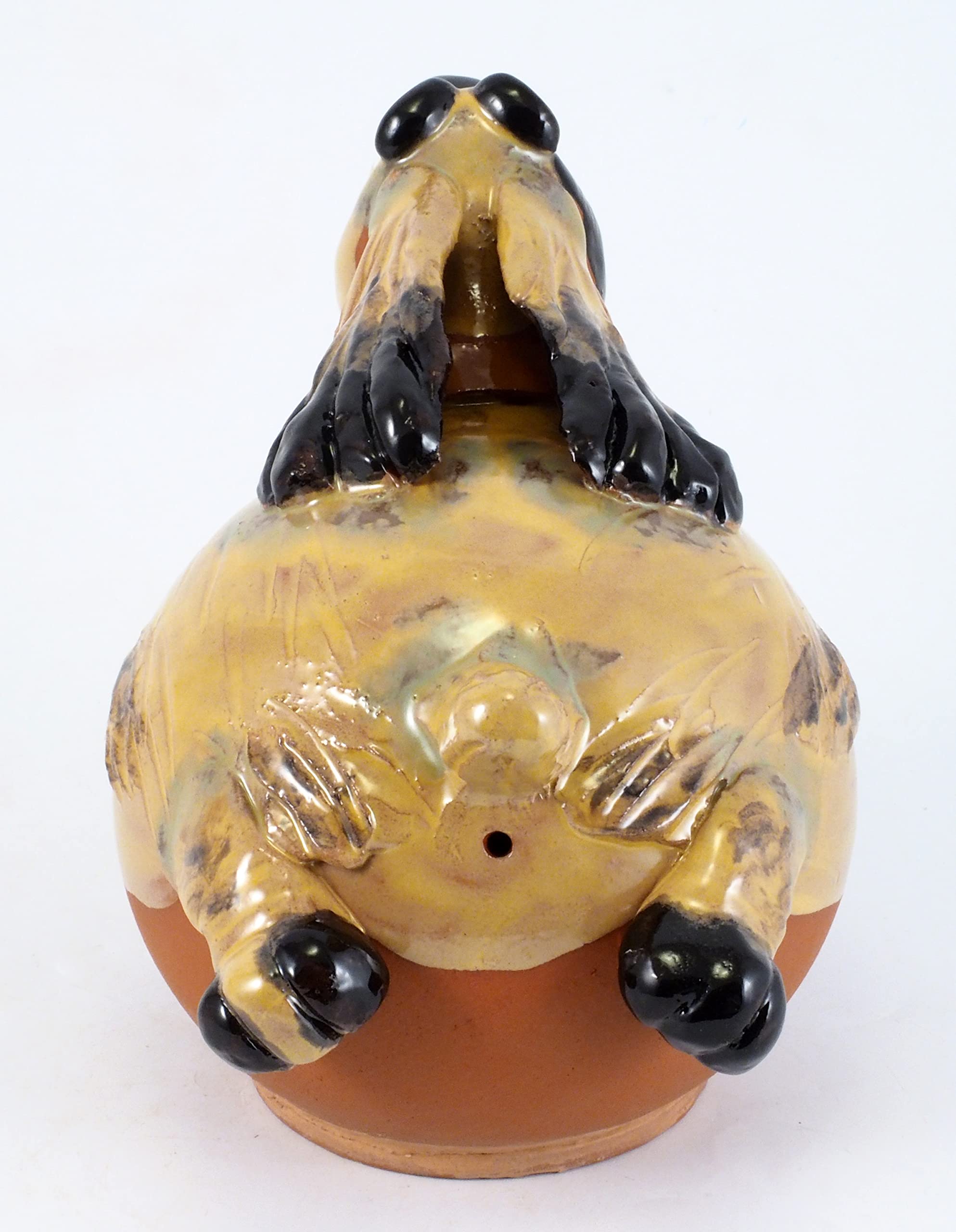 Ceramiczna dekoracja ogrodowa, palik trawnika dla psa, statuetka zewnętrzna, idealny, wyjątkowy prezent dla ogrodników, kobiet, mężczyzn, prezenty na podwórko - ręcznie robione, odporne na mróz